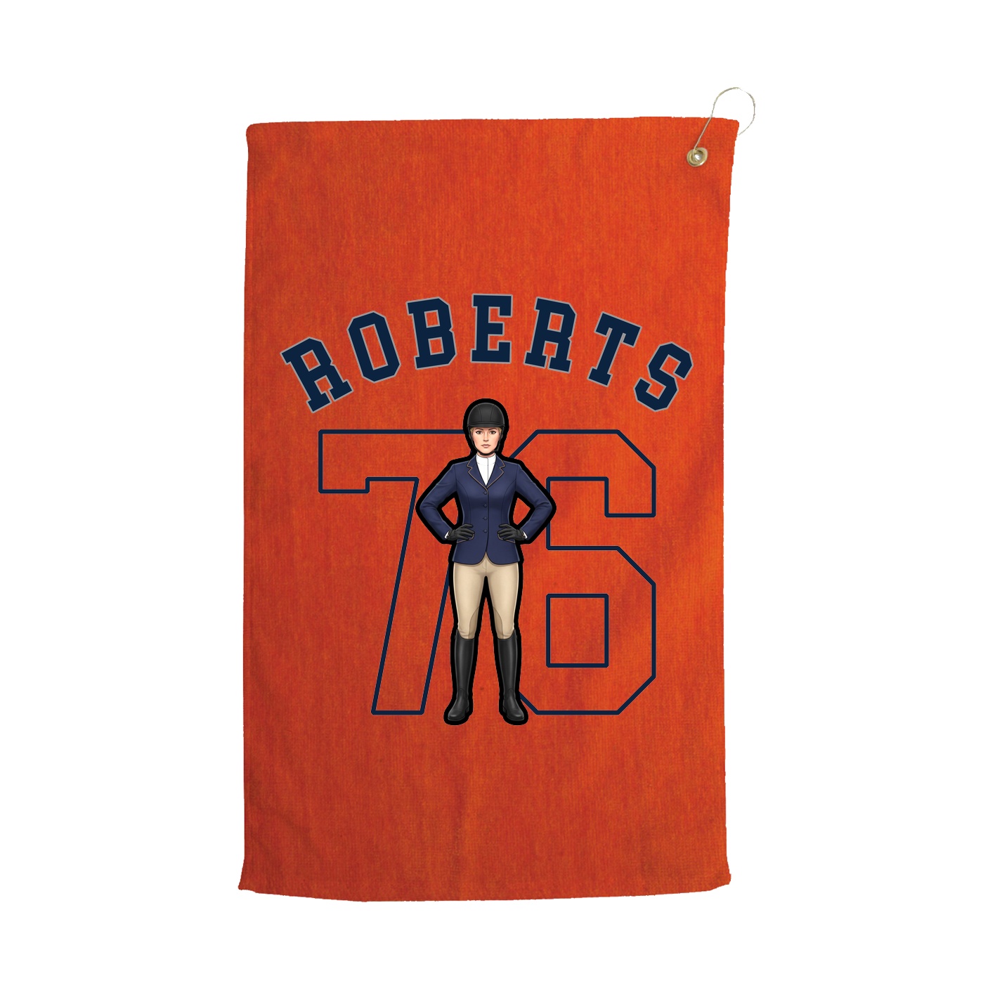 Golf Towel — Shirsey Arch in Orange