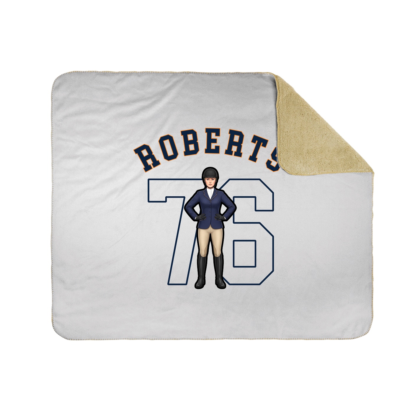 Throw Blanket — Shirsey Arch in White