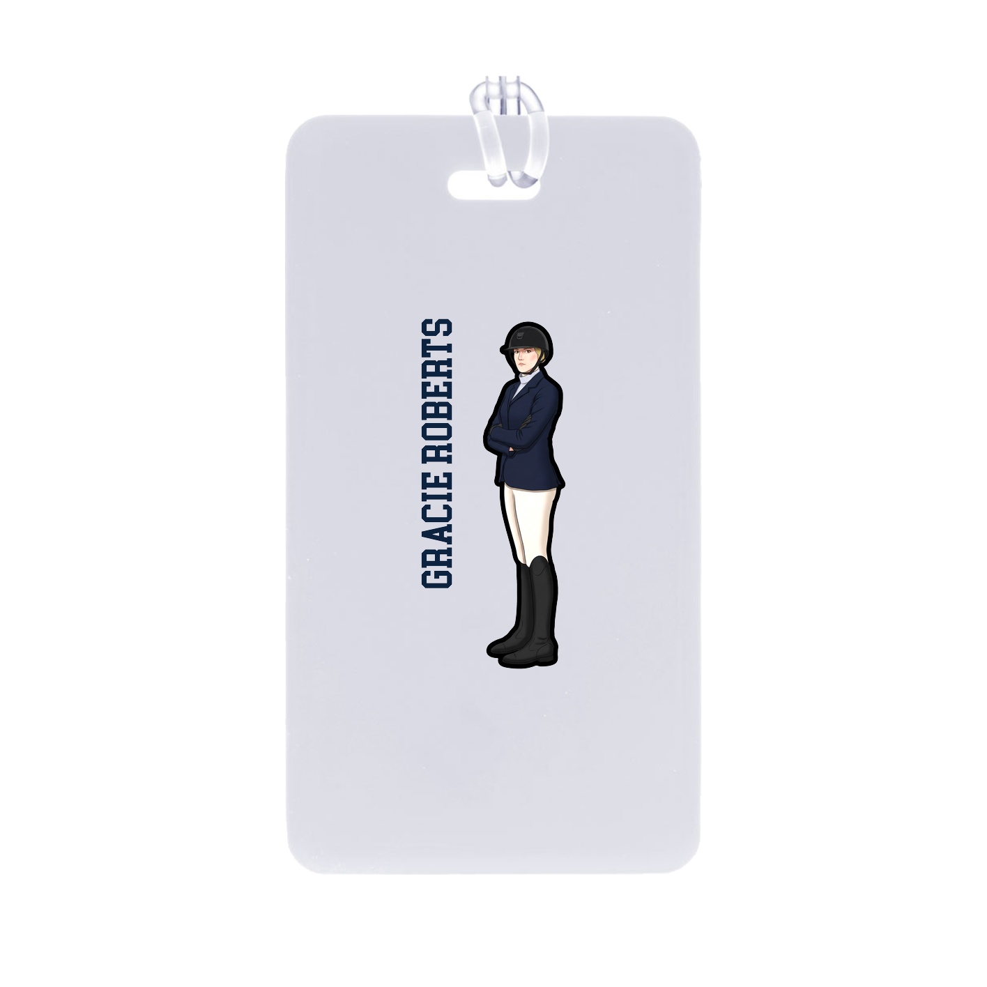 Bag Tag — Name Vertical in Classic