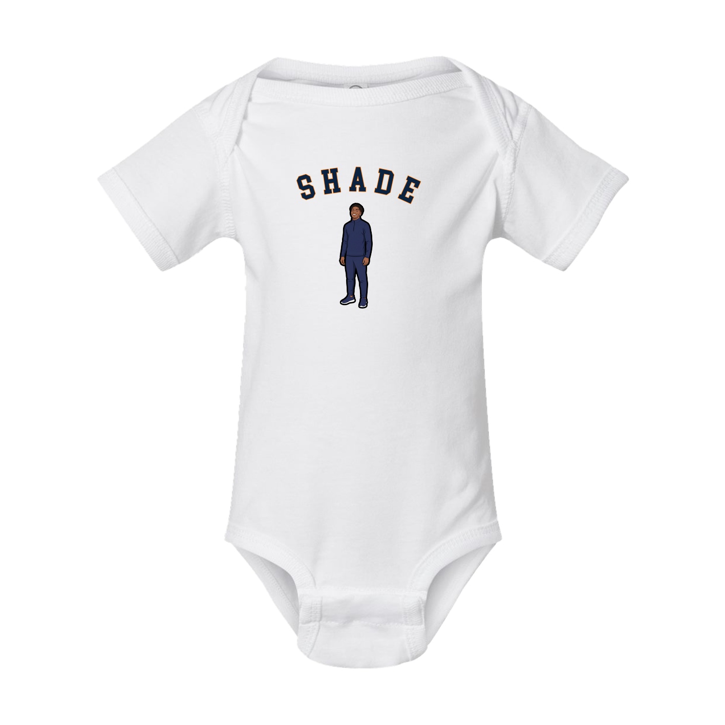 Baby Onesie — Shirsey Arch in White