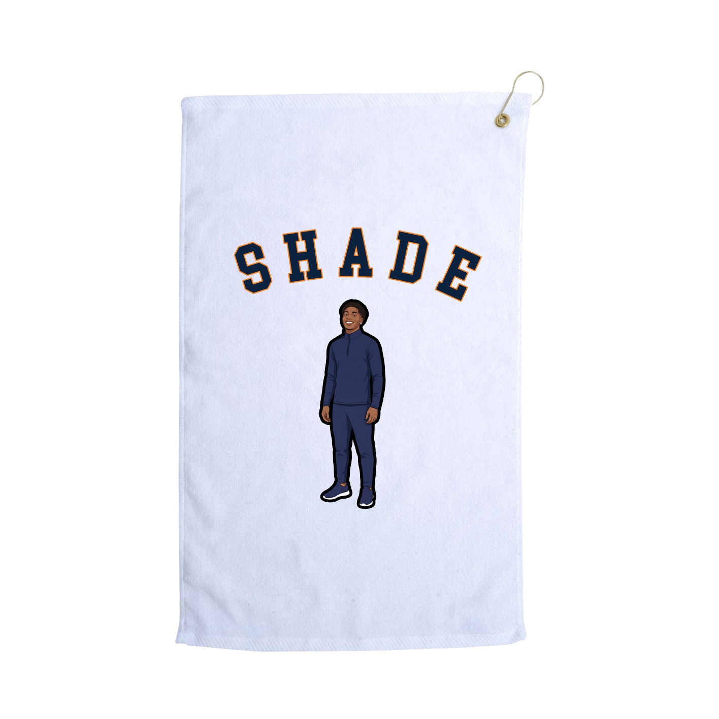 Golf Towel — Shirsey Arch in White