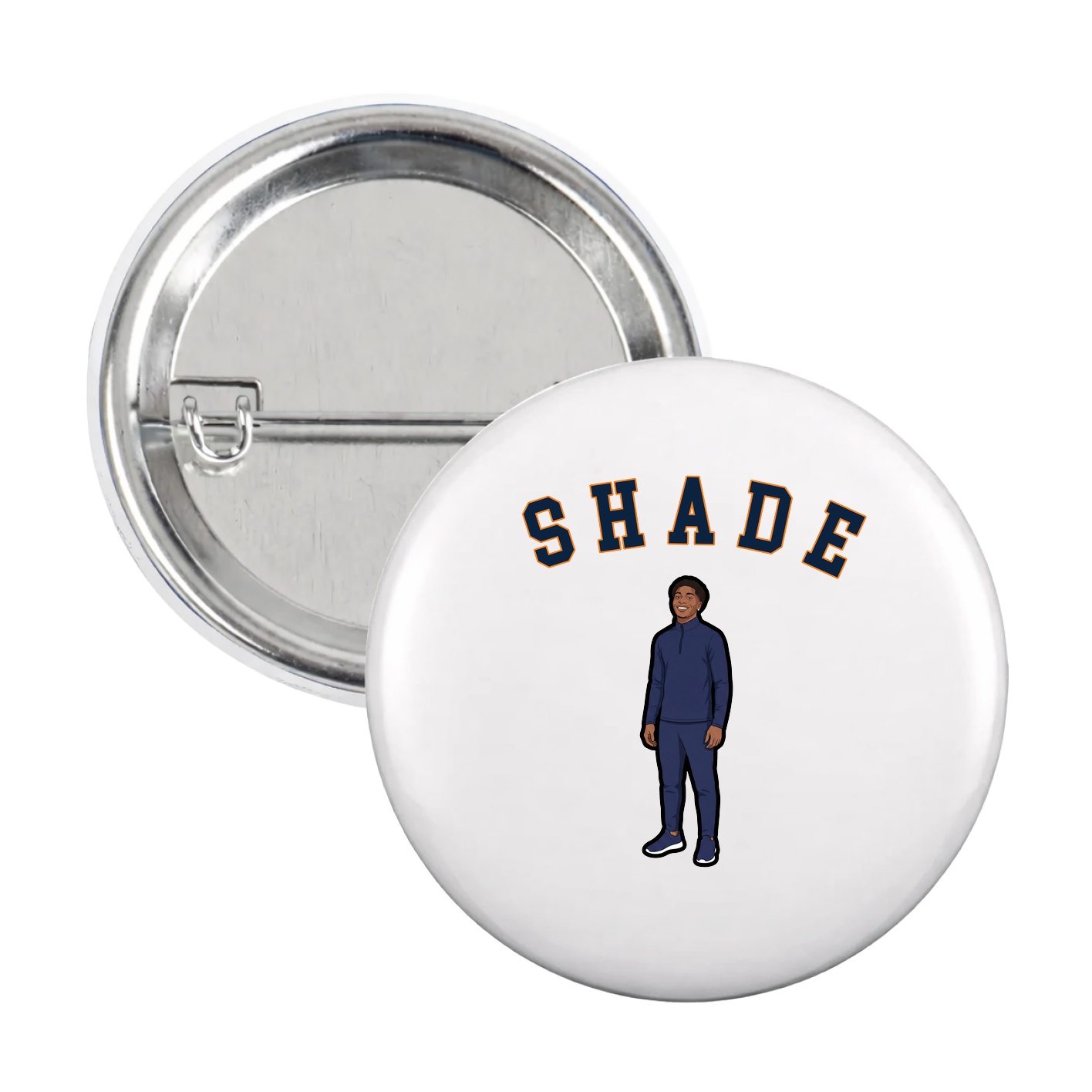 Game Day Button — Shirsey Arch in White