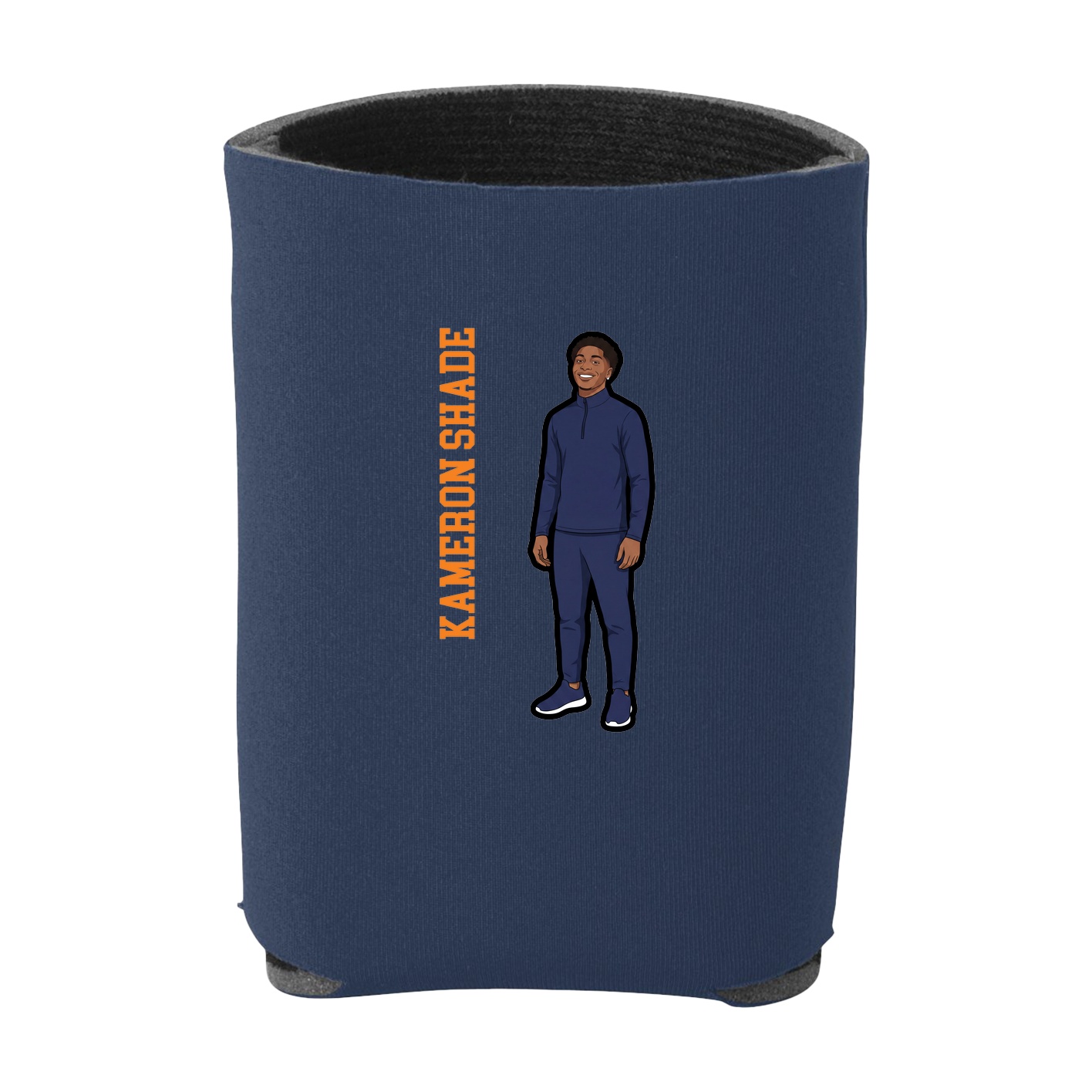 Can Holder — Name Vertical in Navy