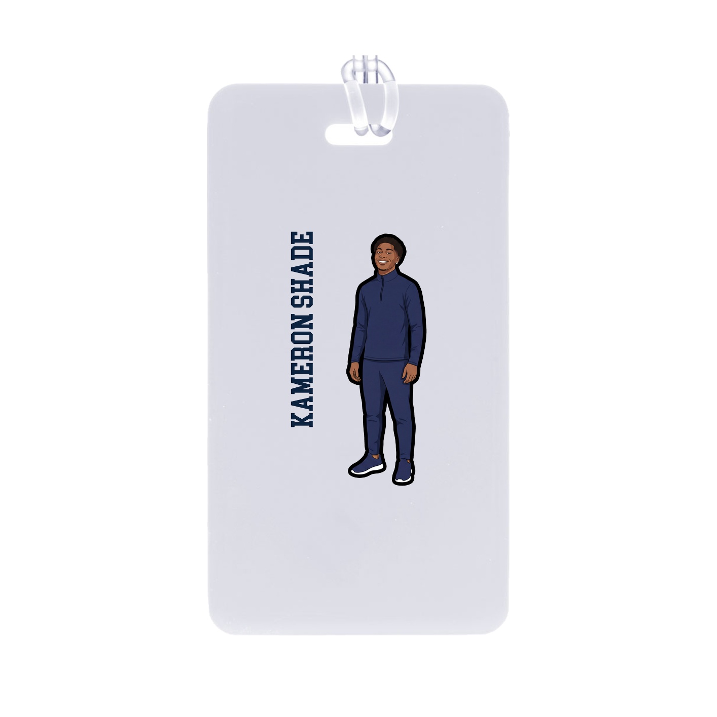 Bag Tag — Name Vertical in Classic