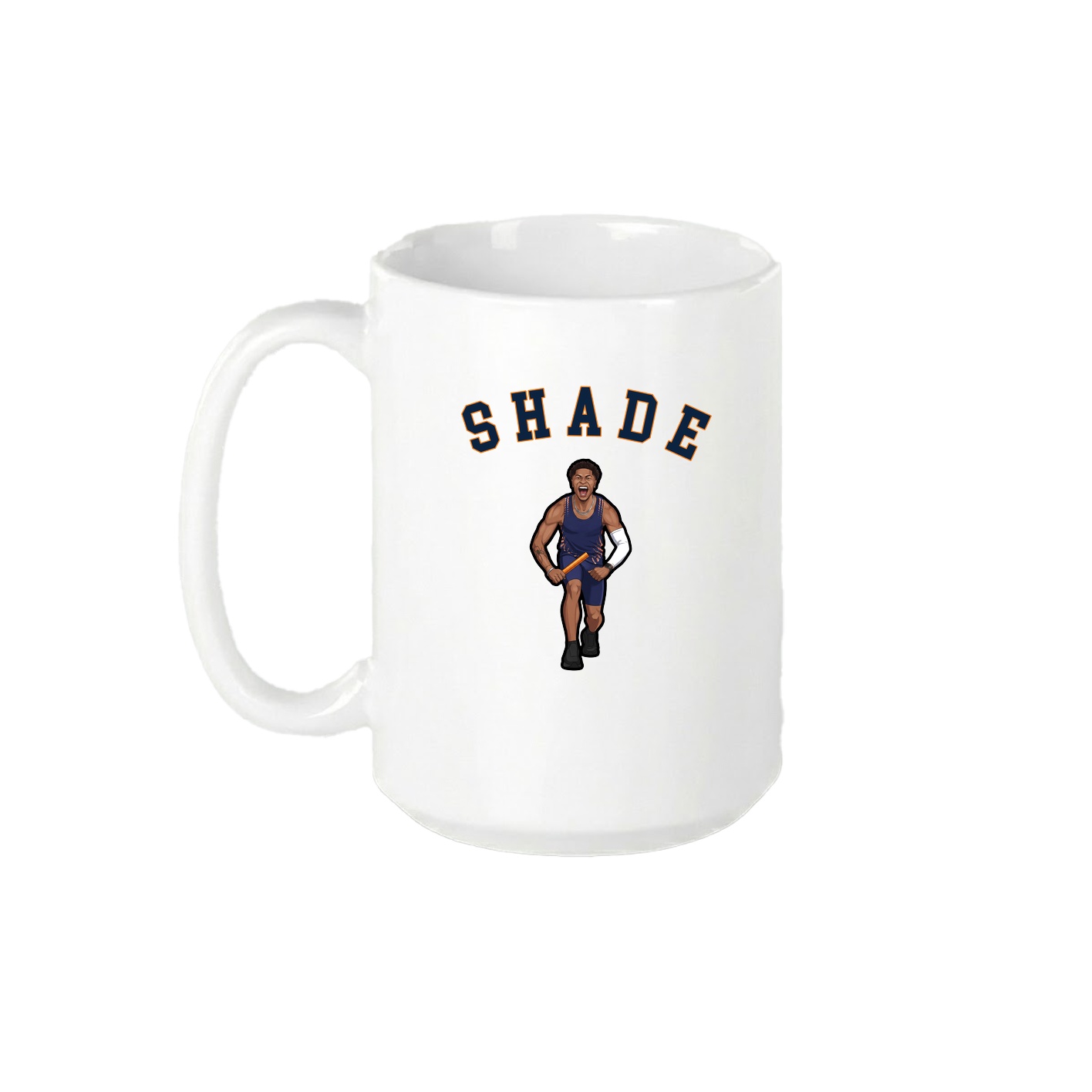 15oz Coffee Mug — Shirsey Arch in White