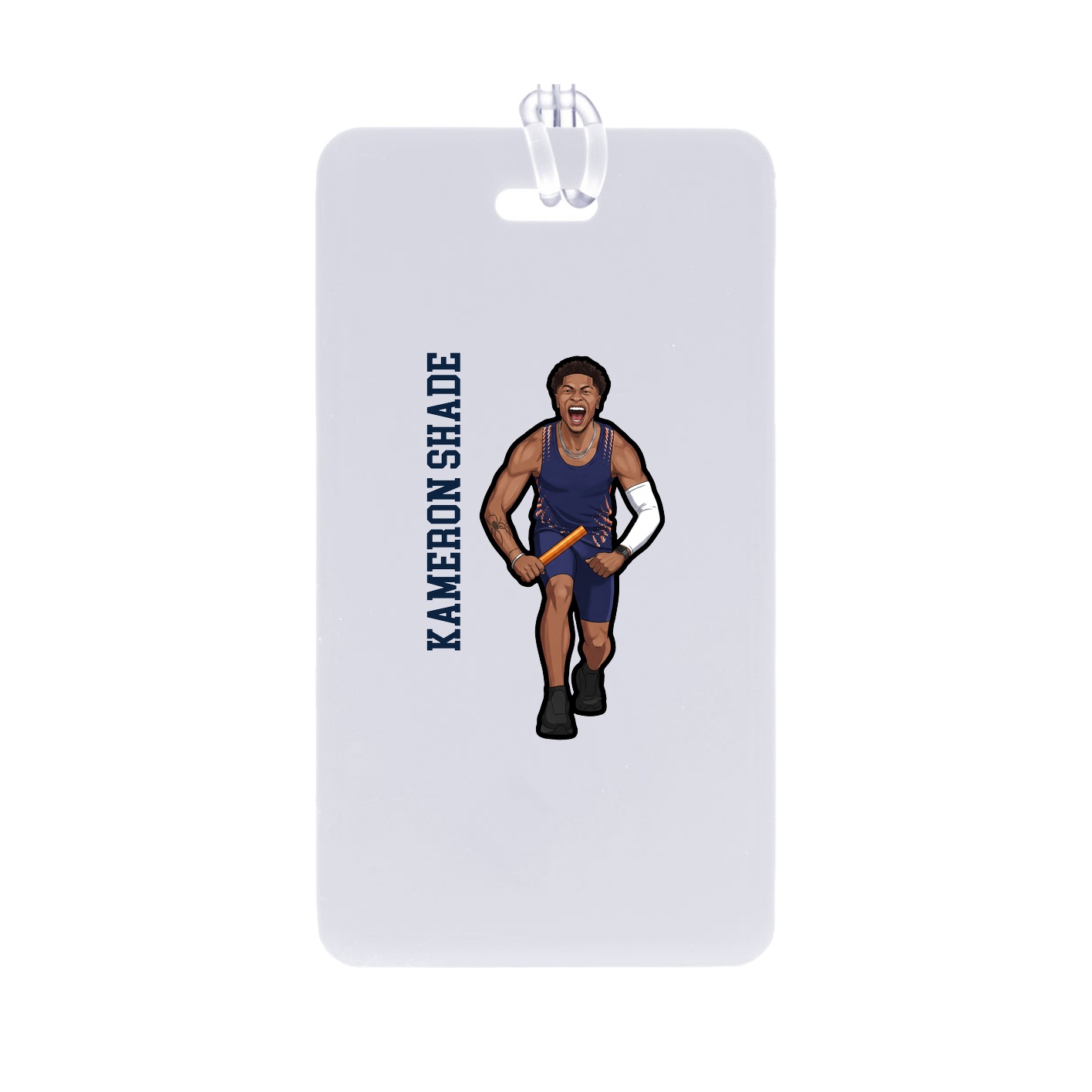 Bag Tag — Name Vertical in Classic