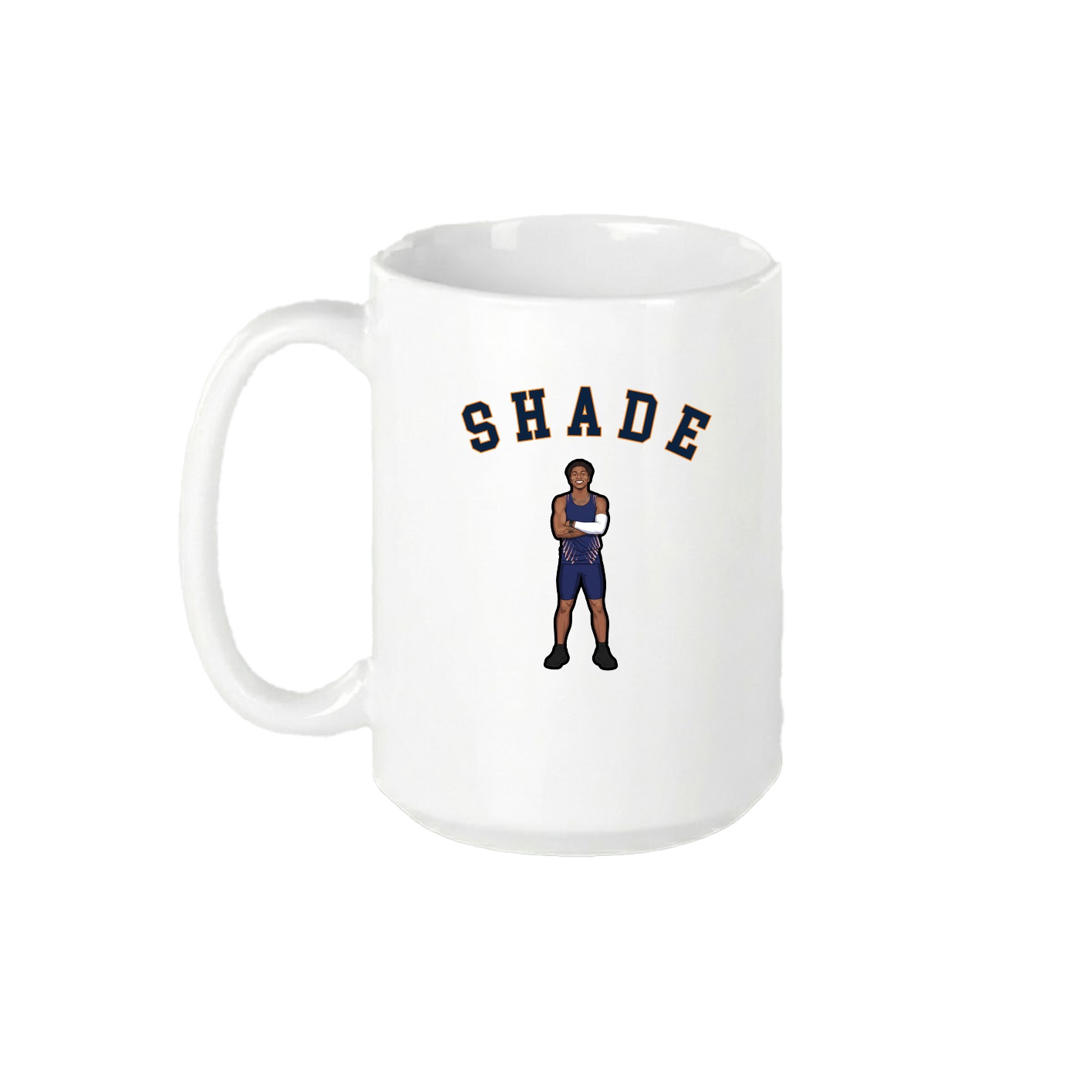 15oz Coffee Mug — Shirsey Arch in White