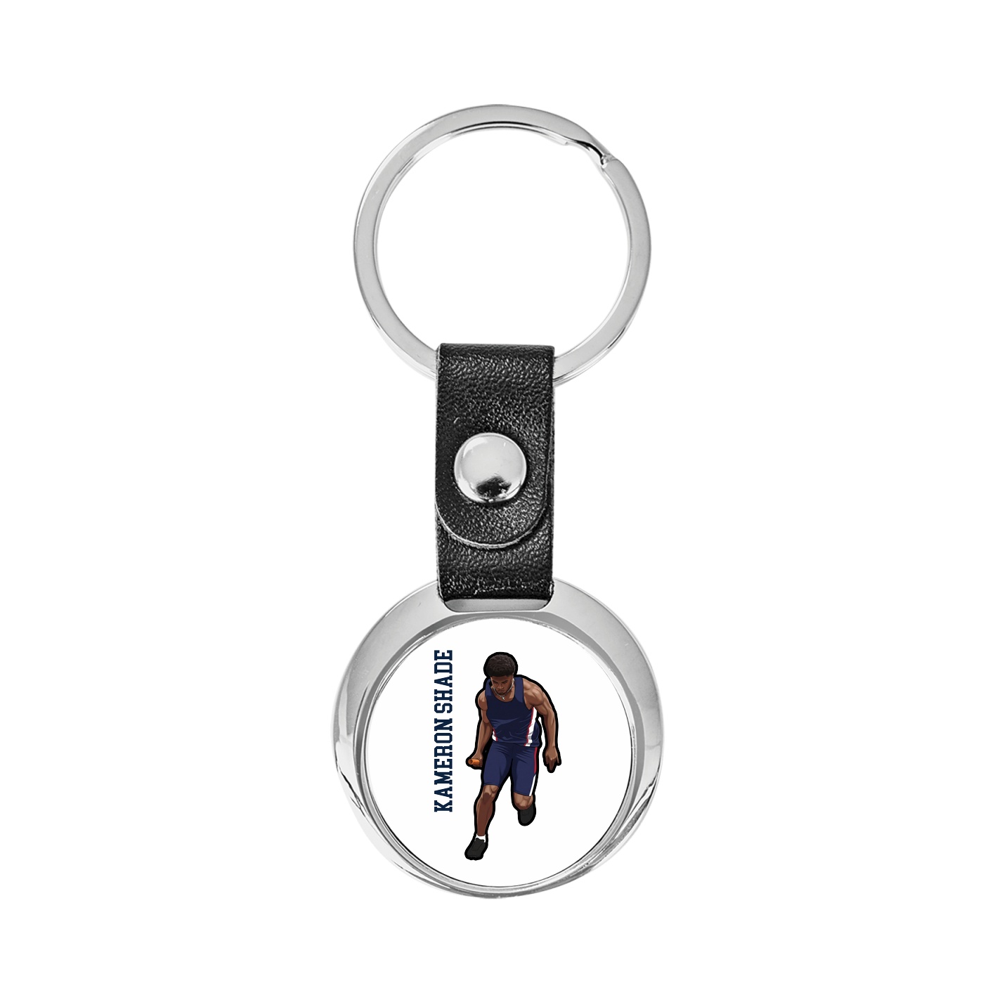 Key Chain — Name Vertical in Classic