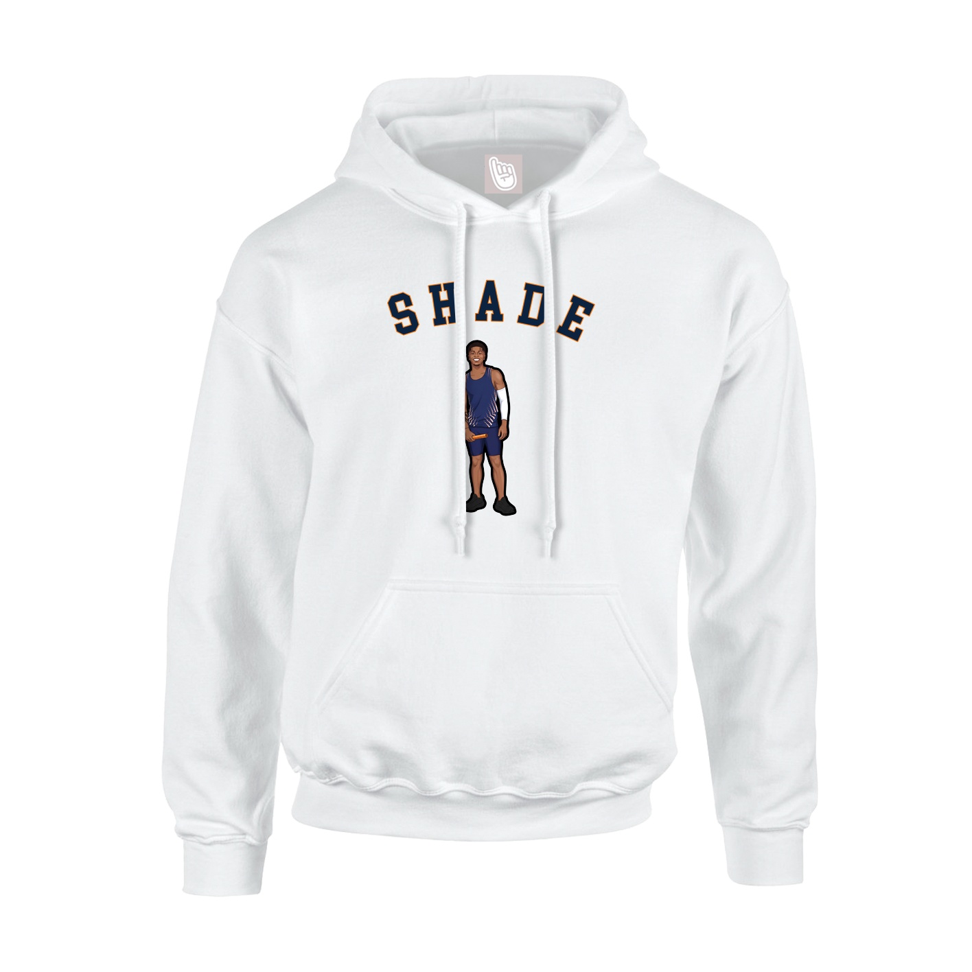 Youth Hoodie — Shirsey Arch in White