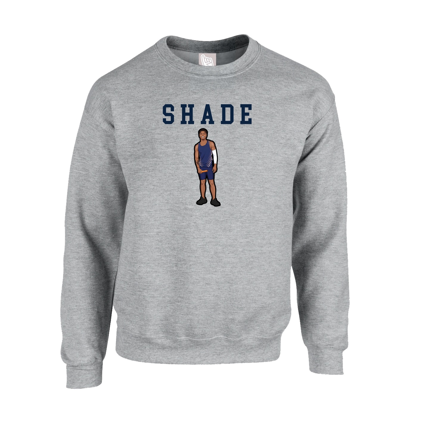 Fleece Crew — Shirsey in Grey