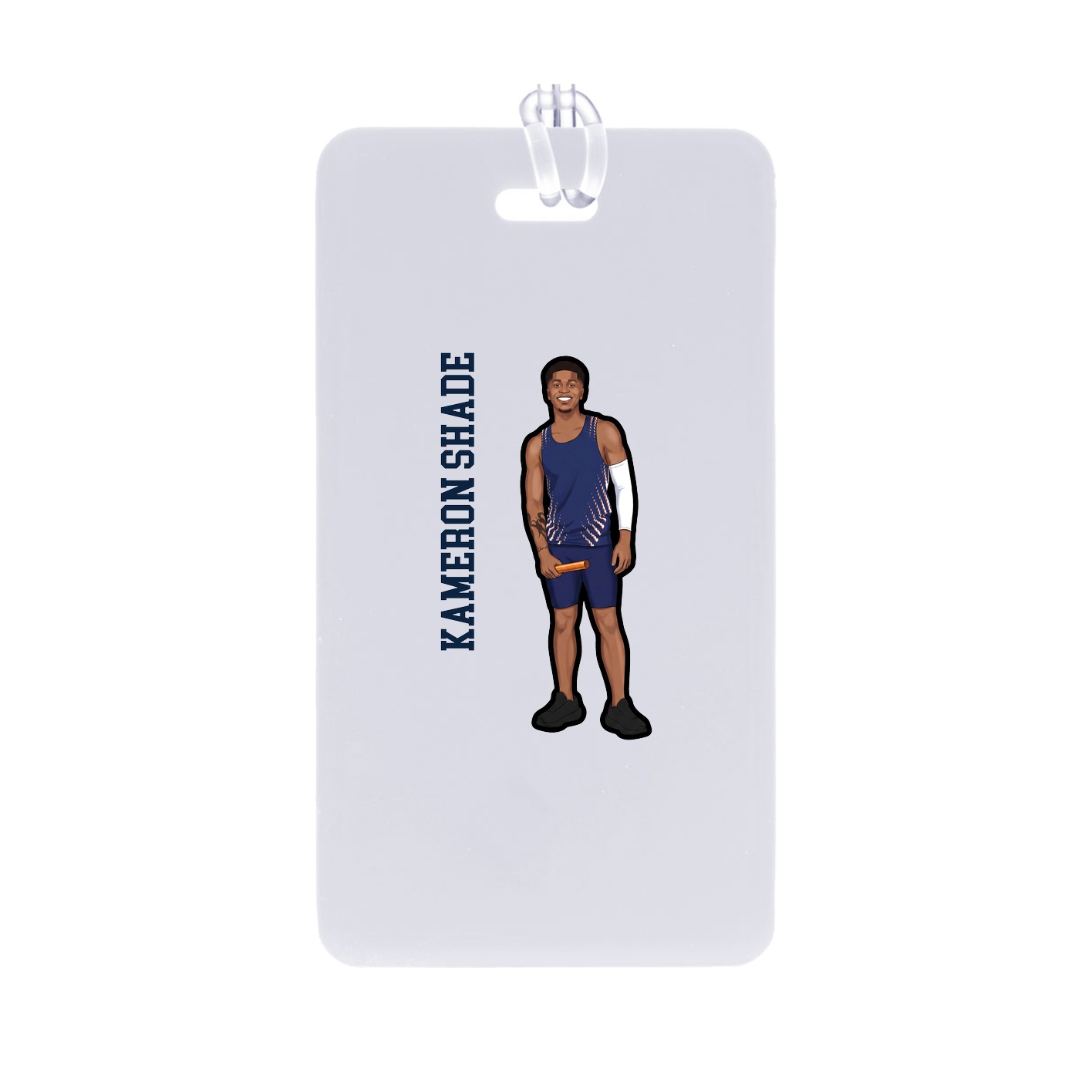 Bag Tag — Name Vertical in Classic