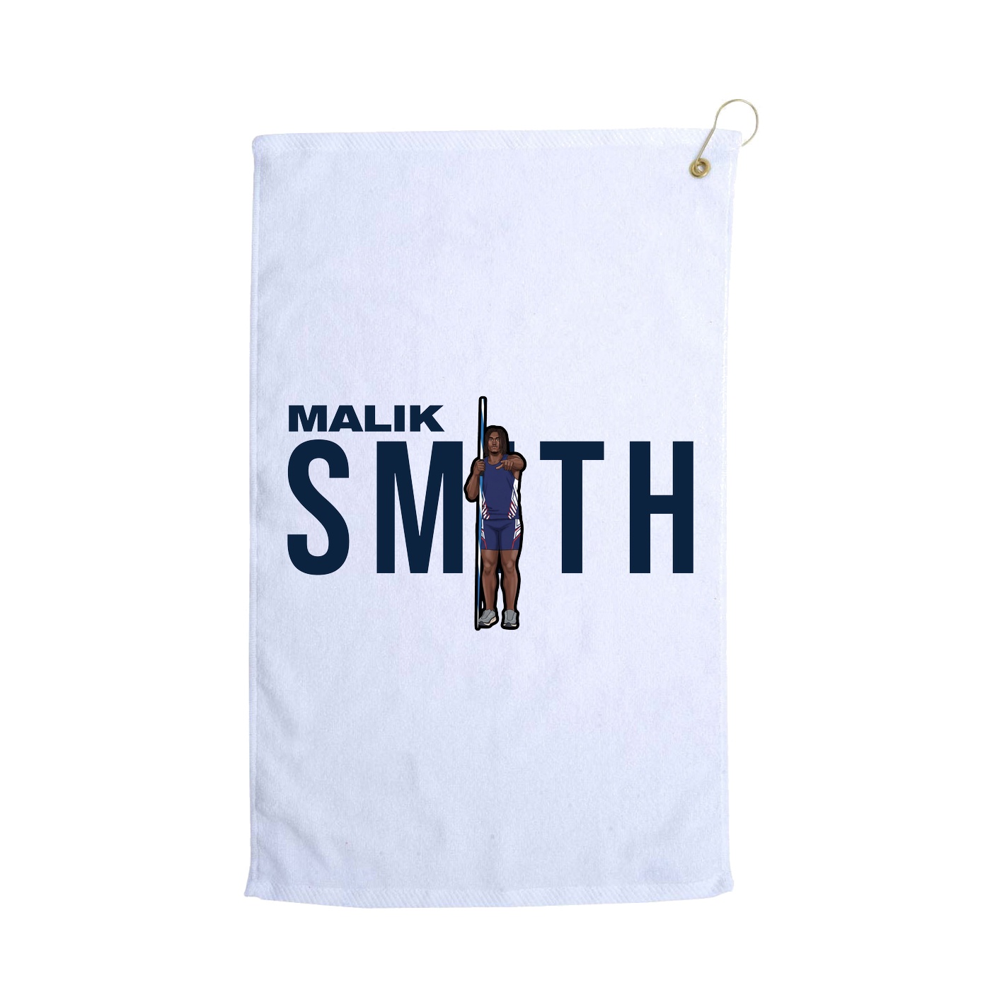 Golf Towel — Player Name in White