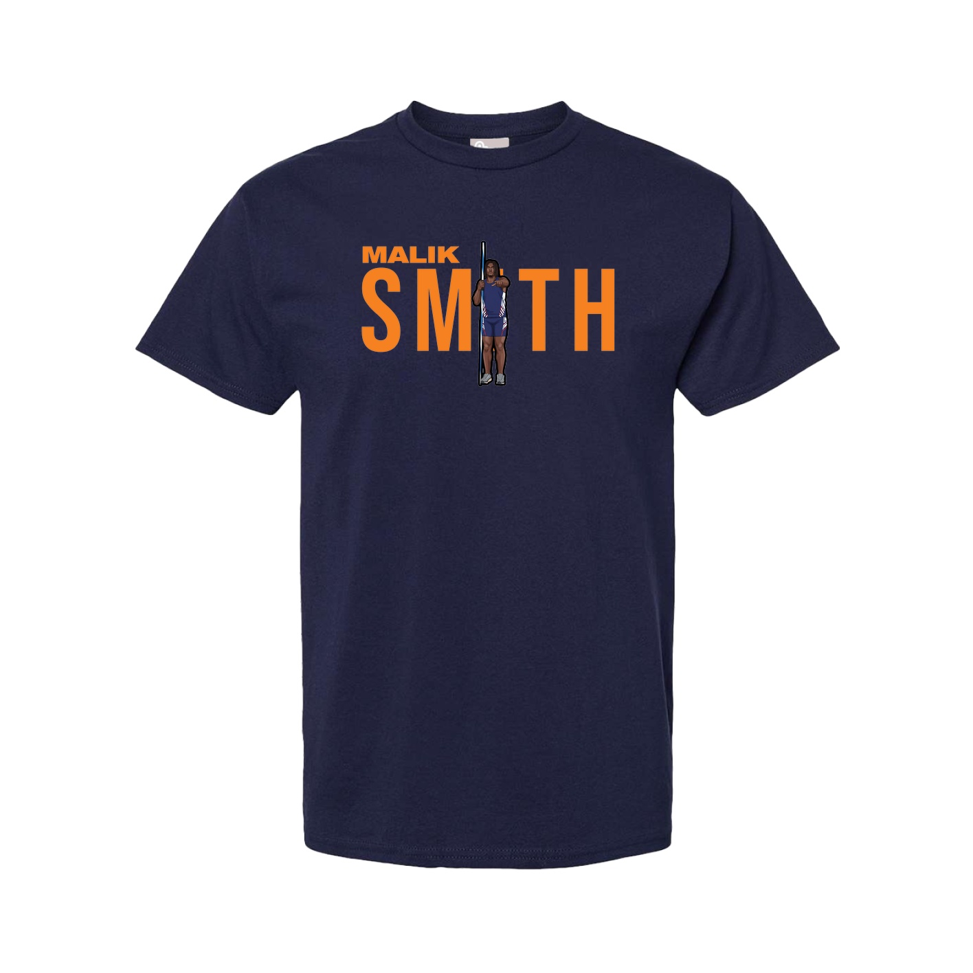 Youth Tee — Player Name in Navy