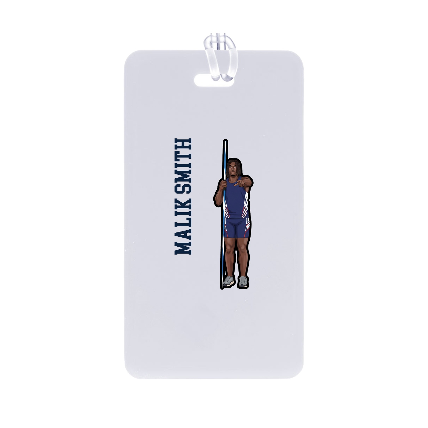 Bag Tag — Name Vertical in Classic