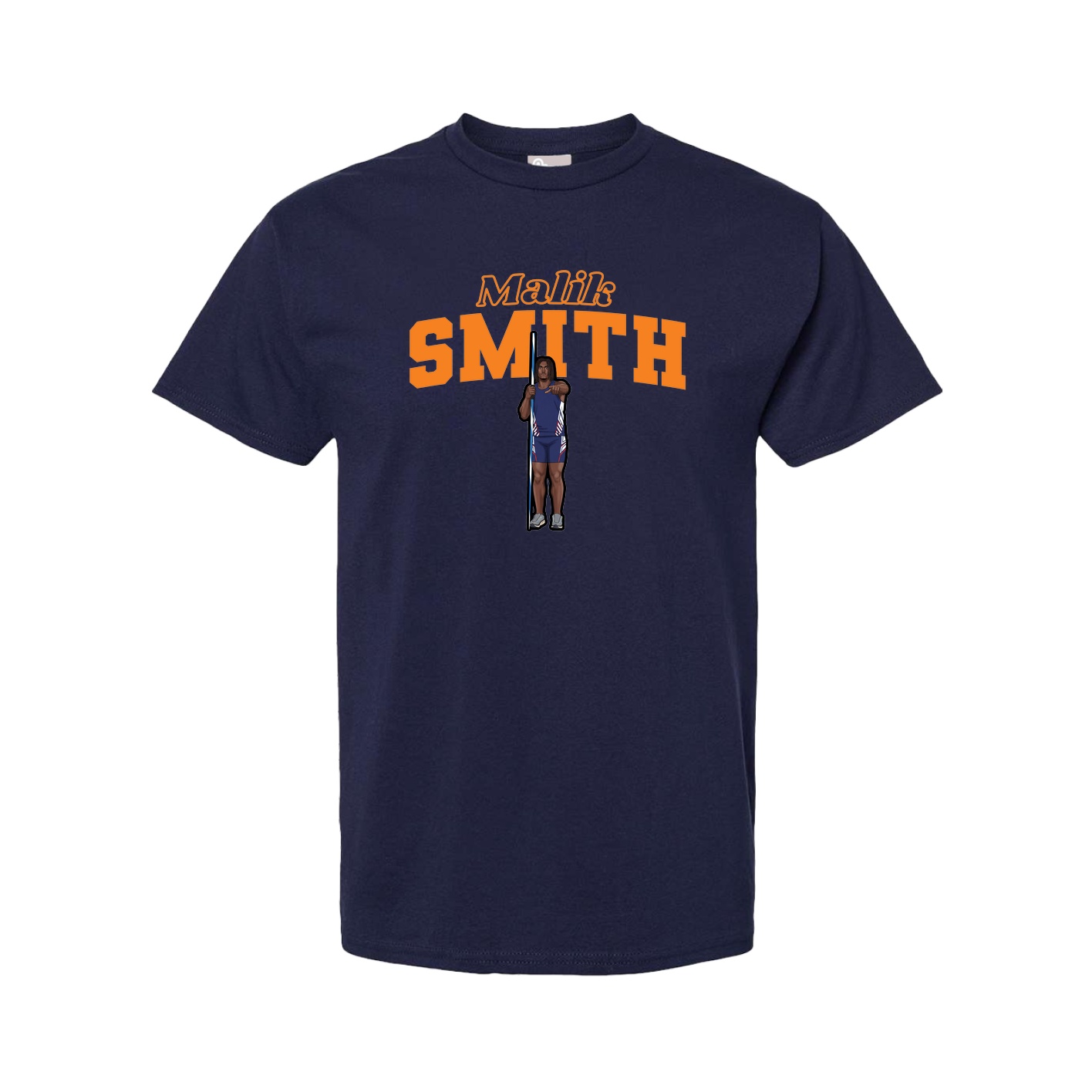 Tee — Name Arch in Navy