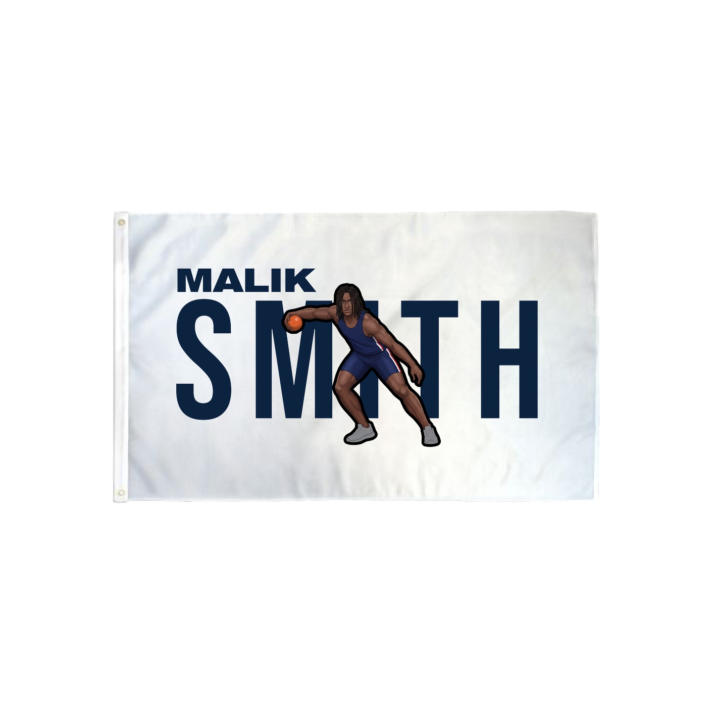 3x5 Flag — Player Name in Classic
