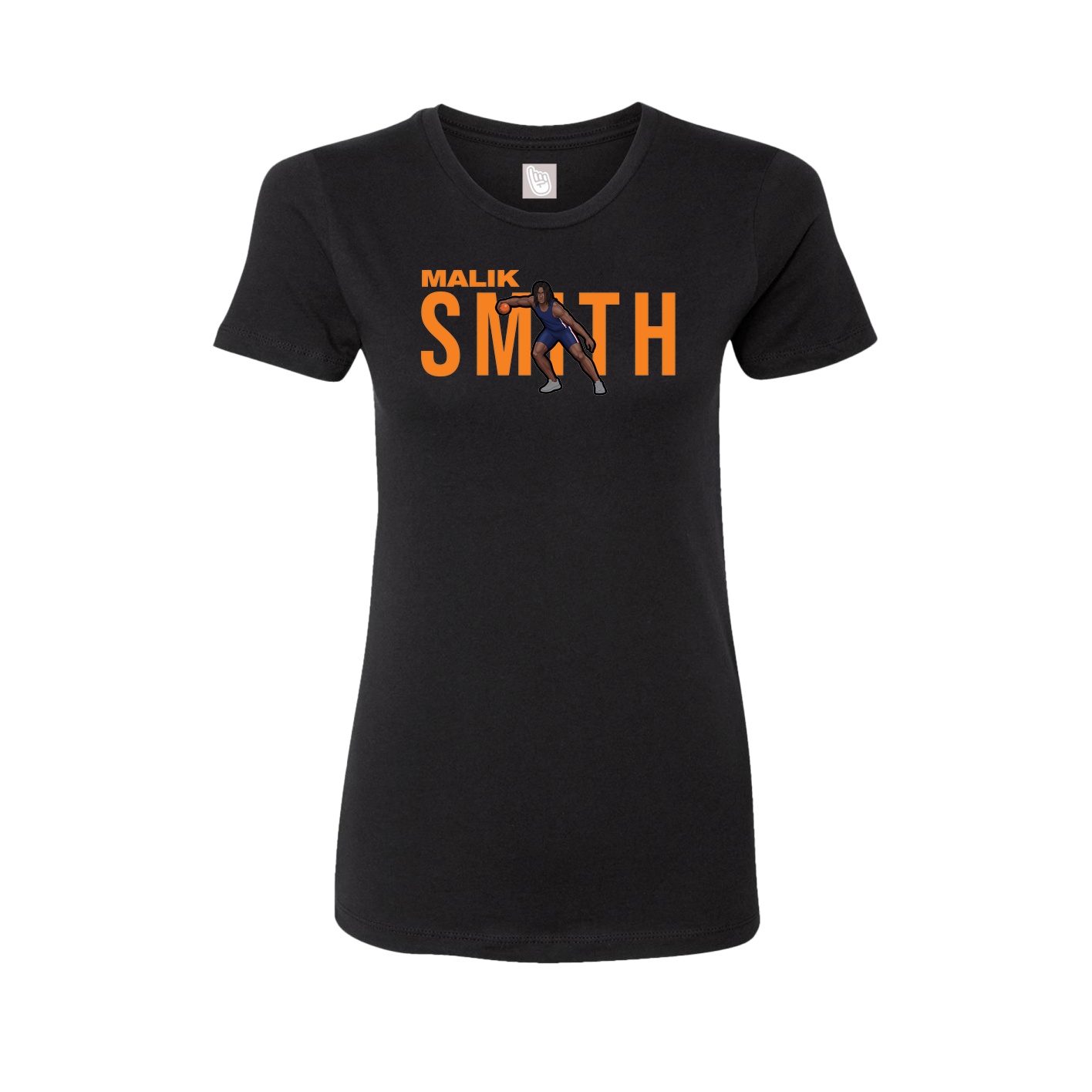 Womens Tee — Player Name in Black