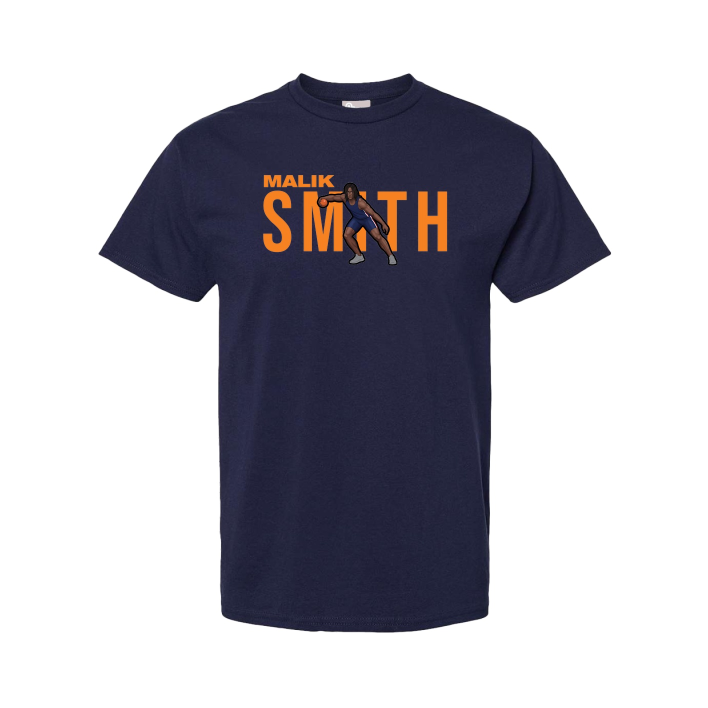 Youth Tee — Player Name in Navy