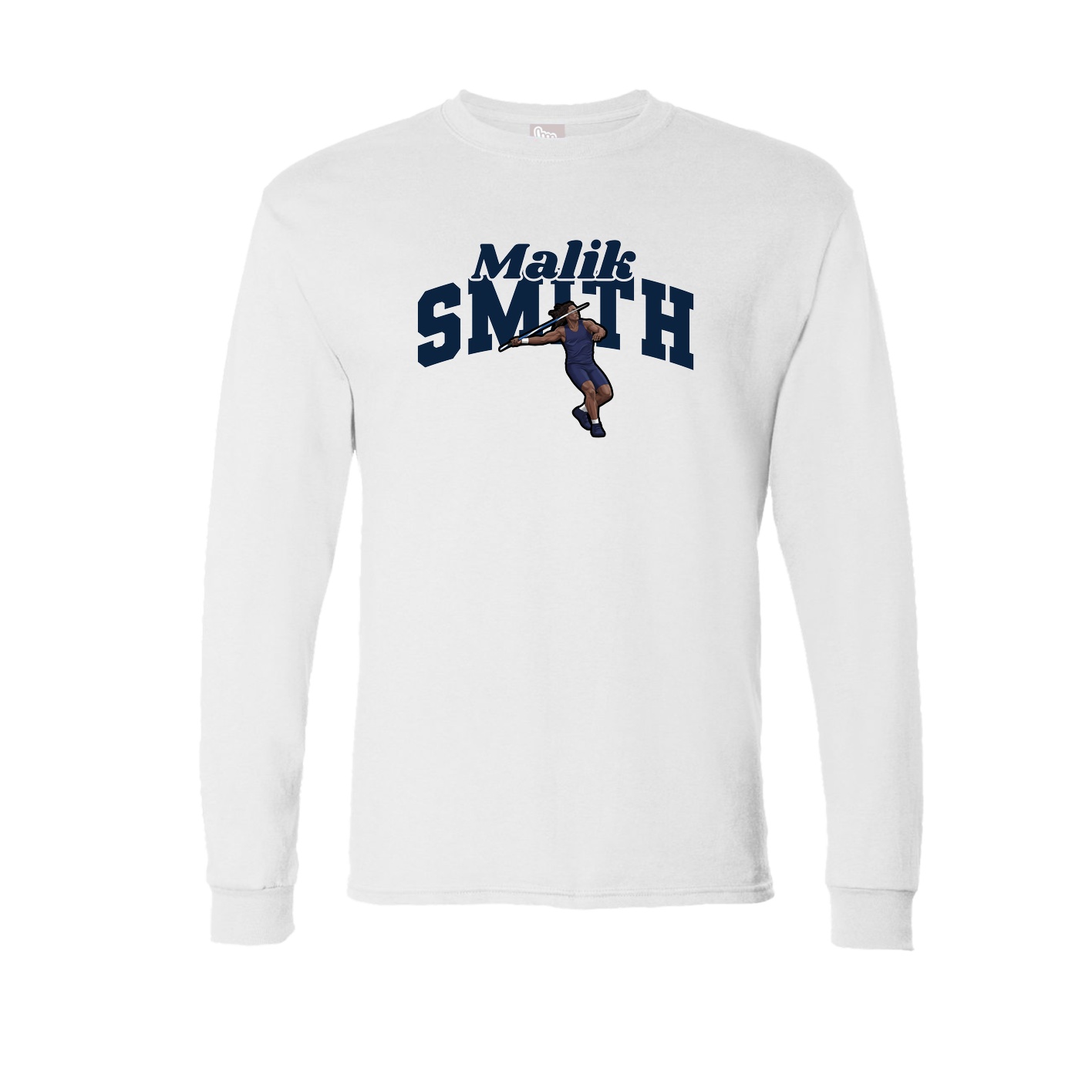 Long Sleeve Tee — Signature Arch in White