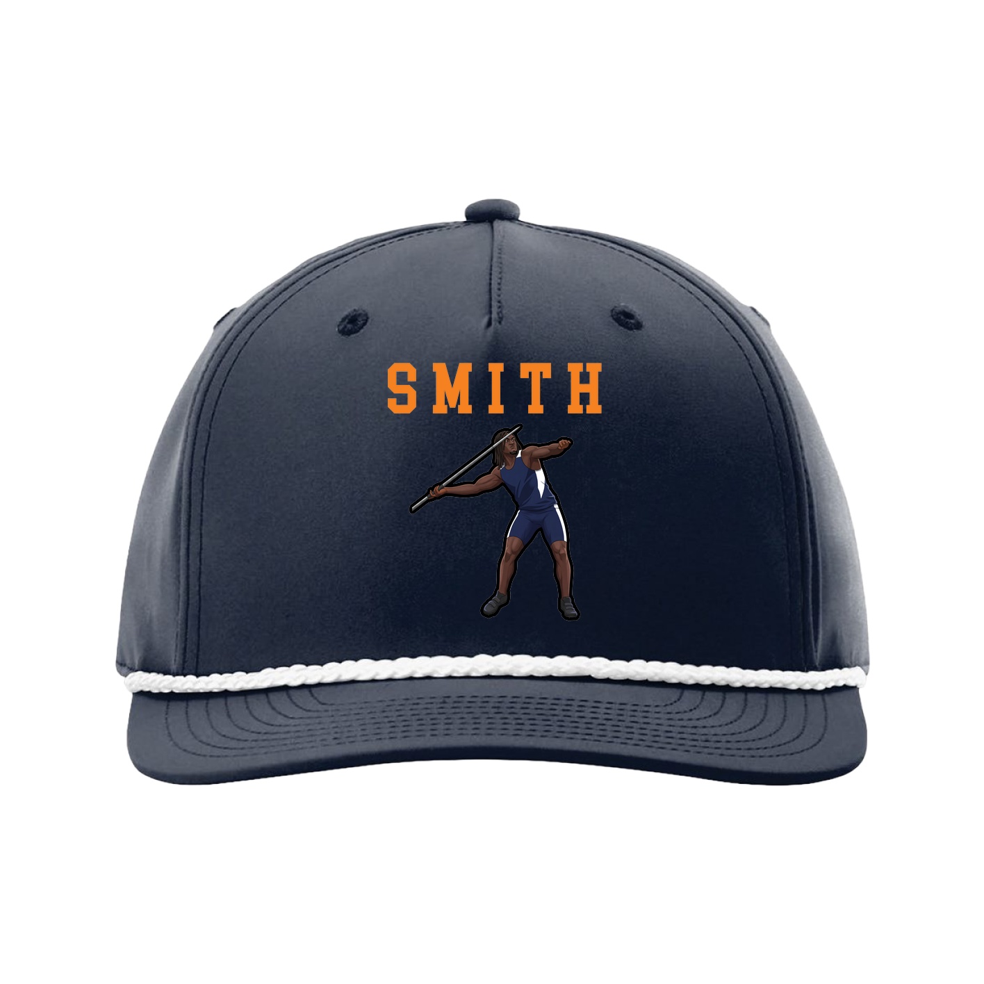 Five-Panel Classic Rope Cap — Shirsey in Navy