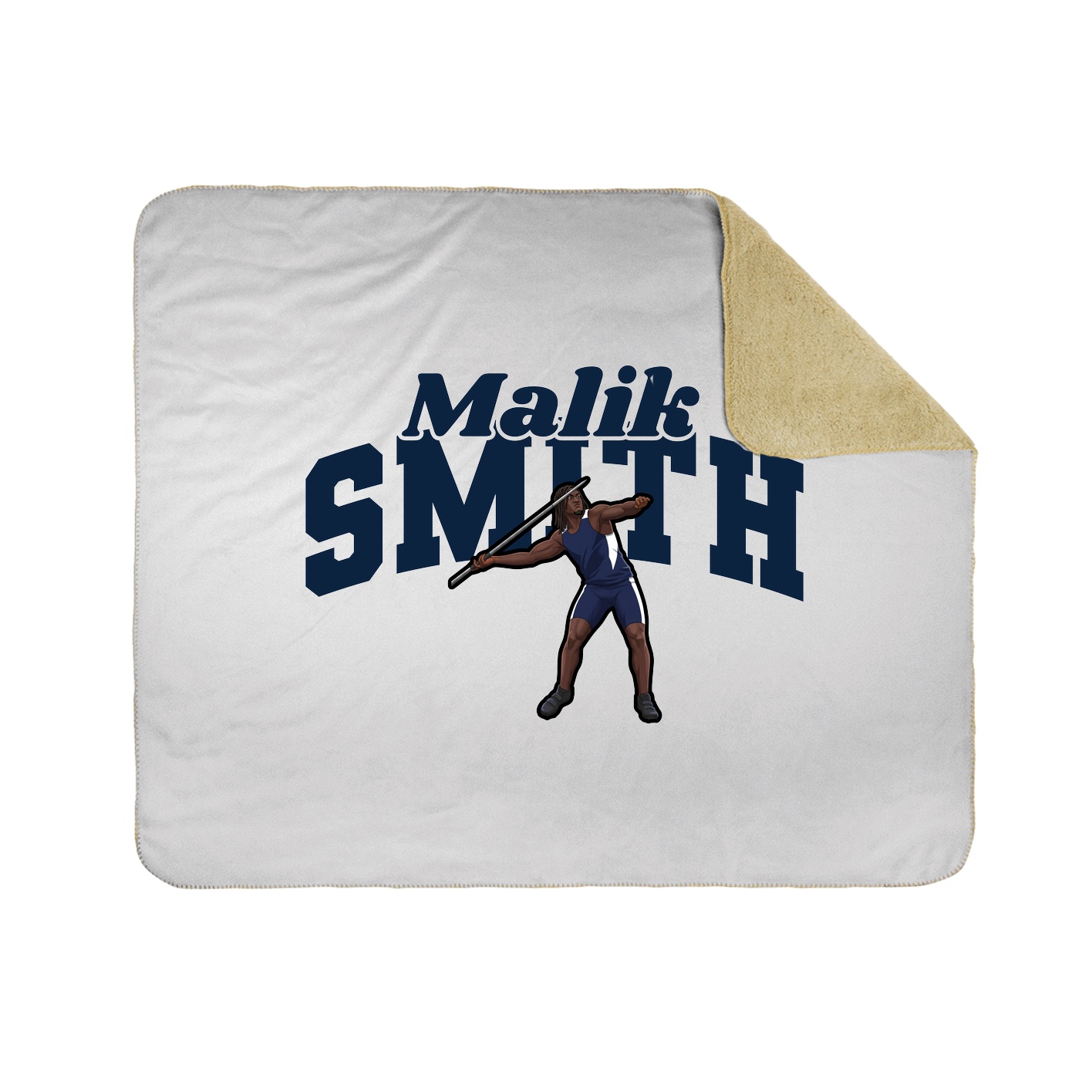 Throw Blanket — Signature Arch in White