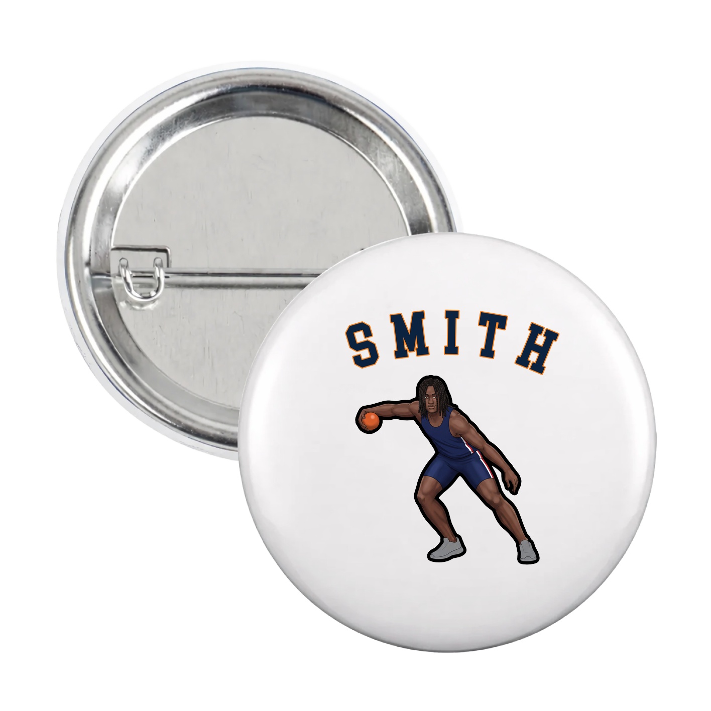 Game Day Button — Shirsey Arch in White
