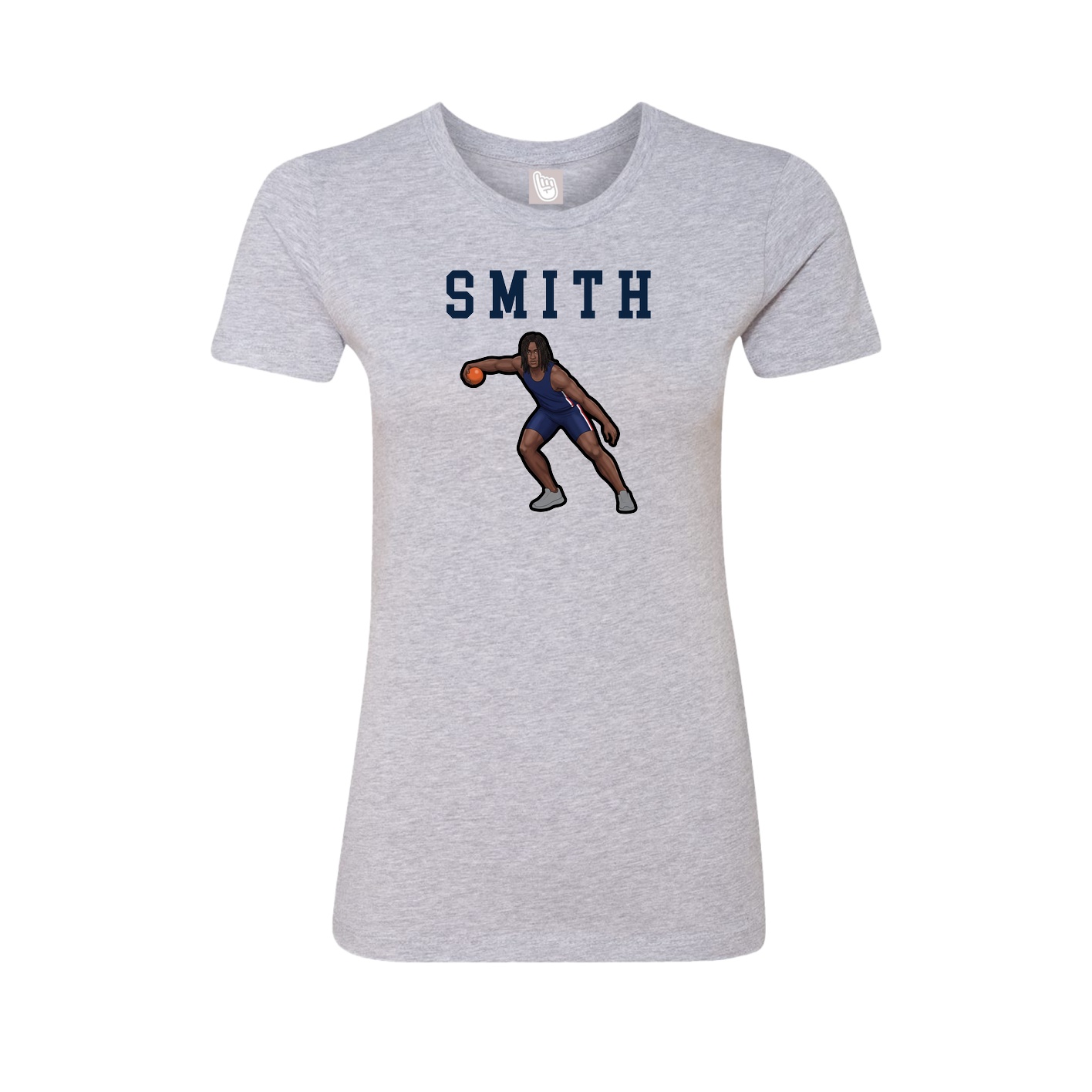 Fitted Women's Tee — Shirsey in Grey