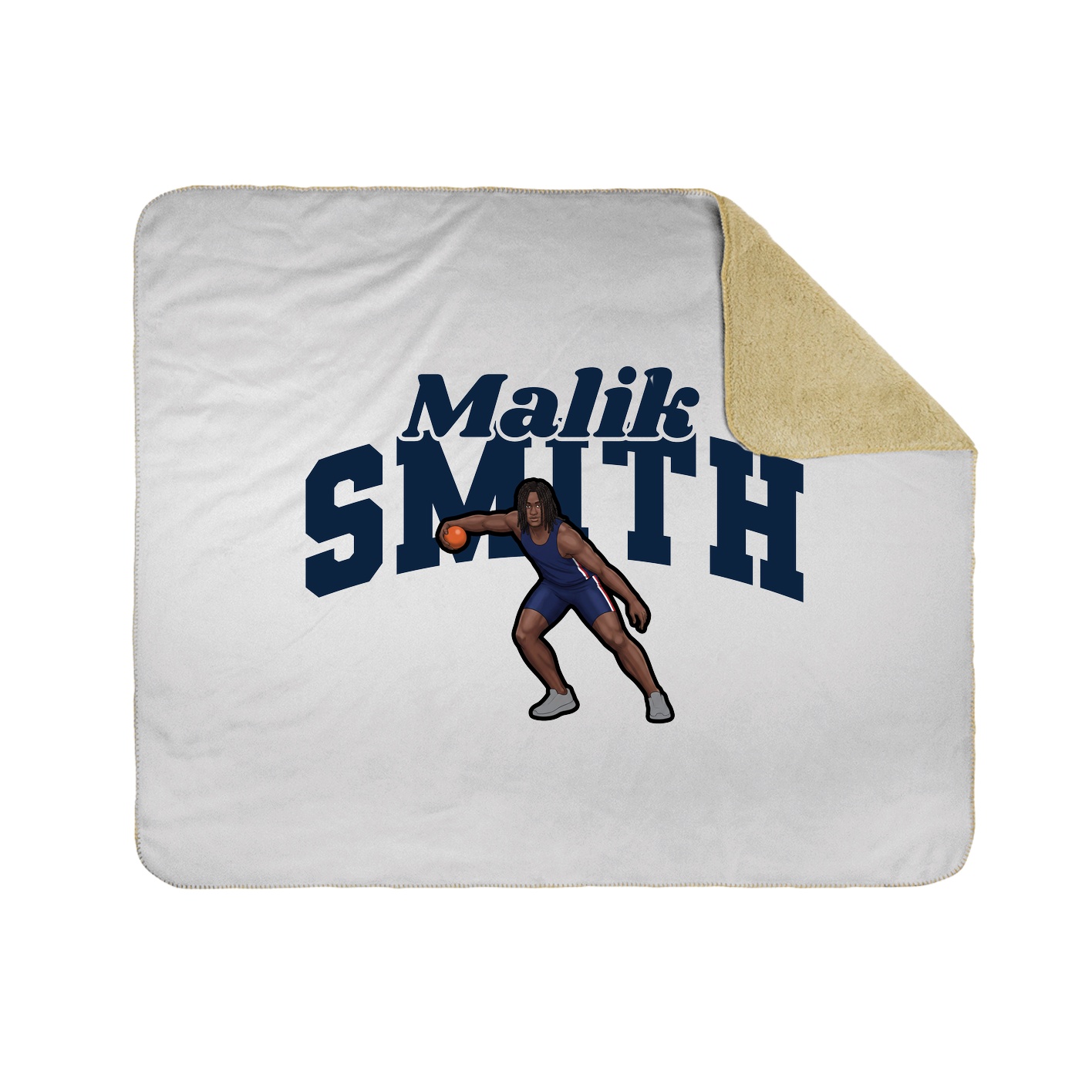 Throw Blanket — Signature Arch in White