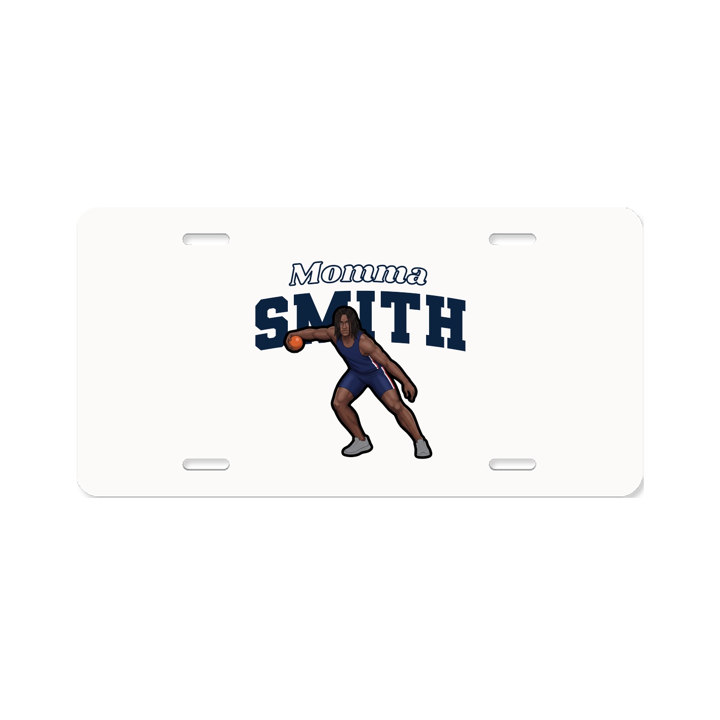 License Plate — Mothers Day Block in Classic