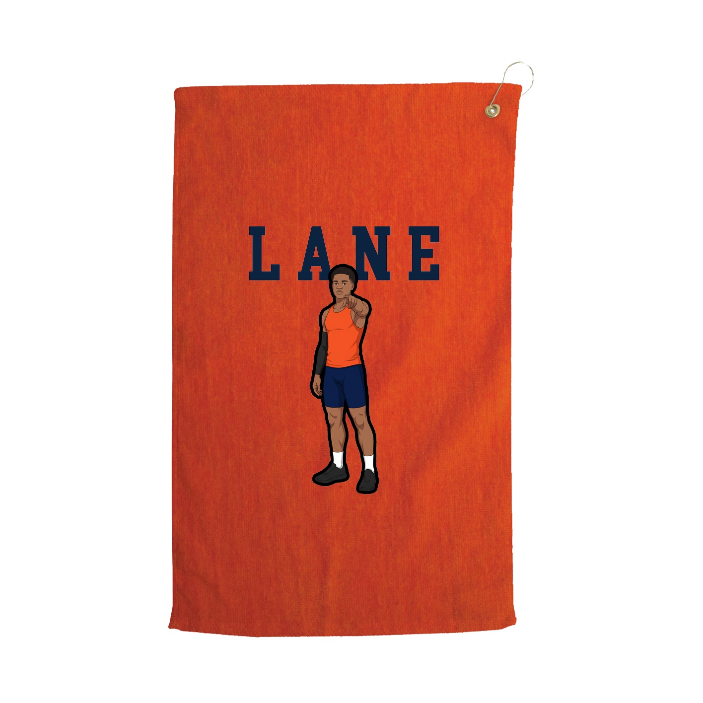 Golf Towel — Shirsey in Orange