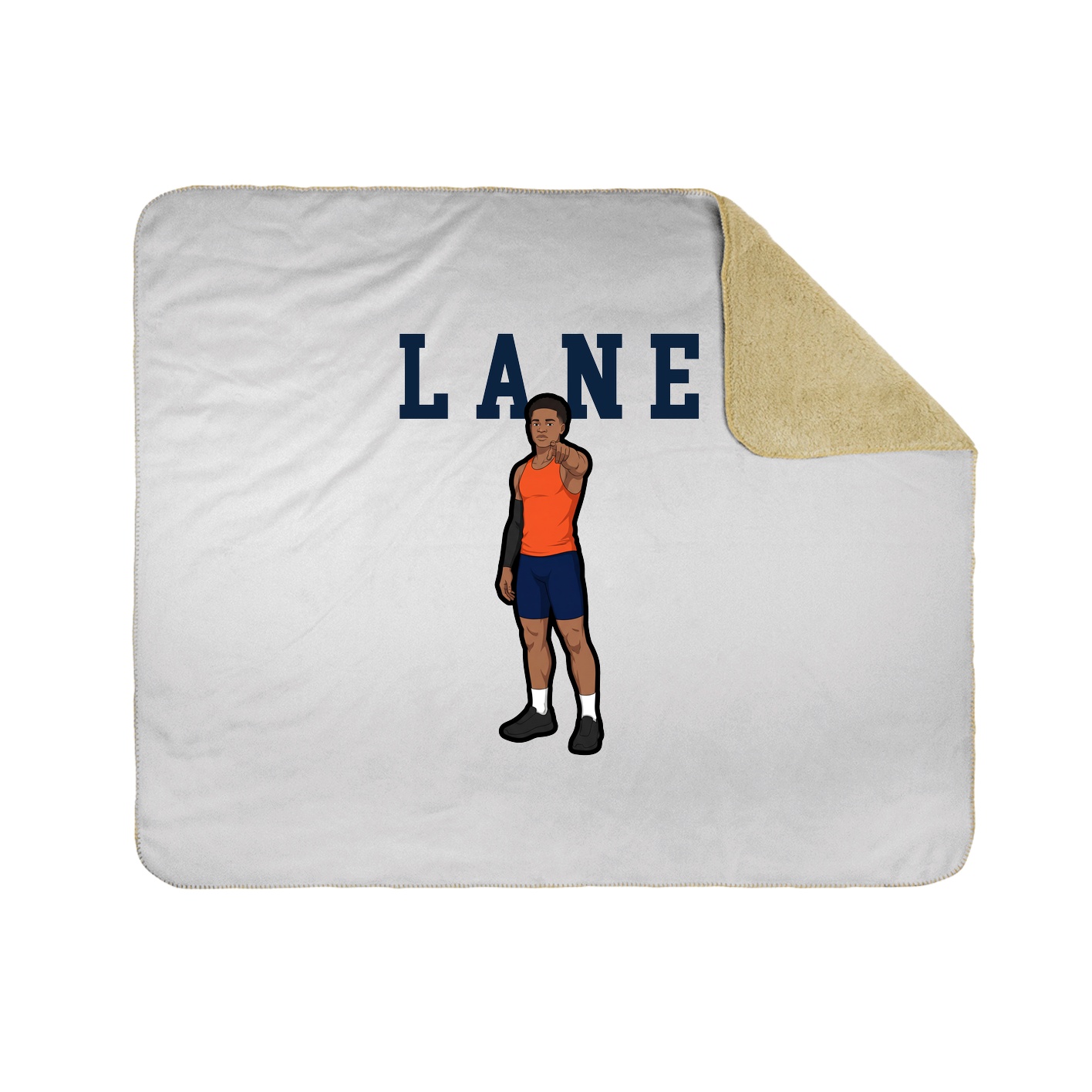 Throw Blanket — Shirsey in White