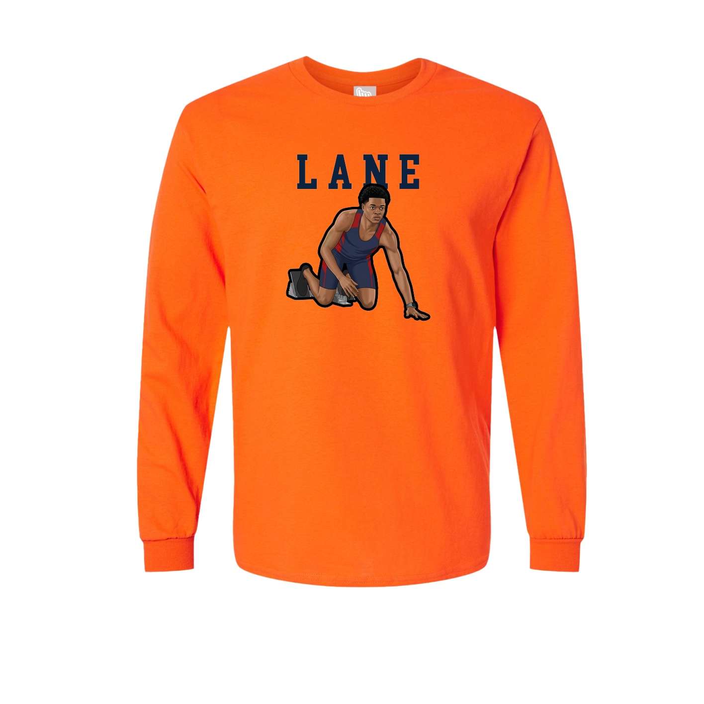 Long Sleeve Tee — Shirsey in Orange