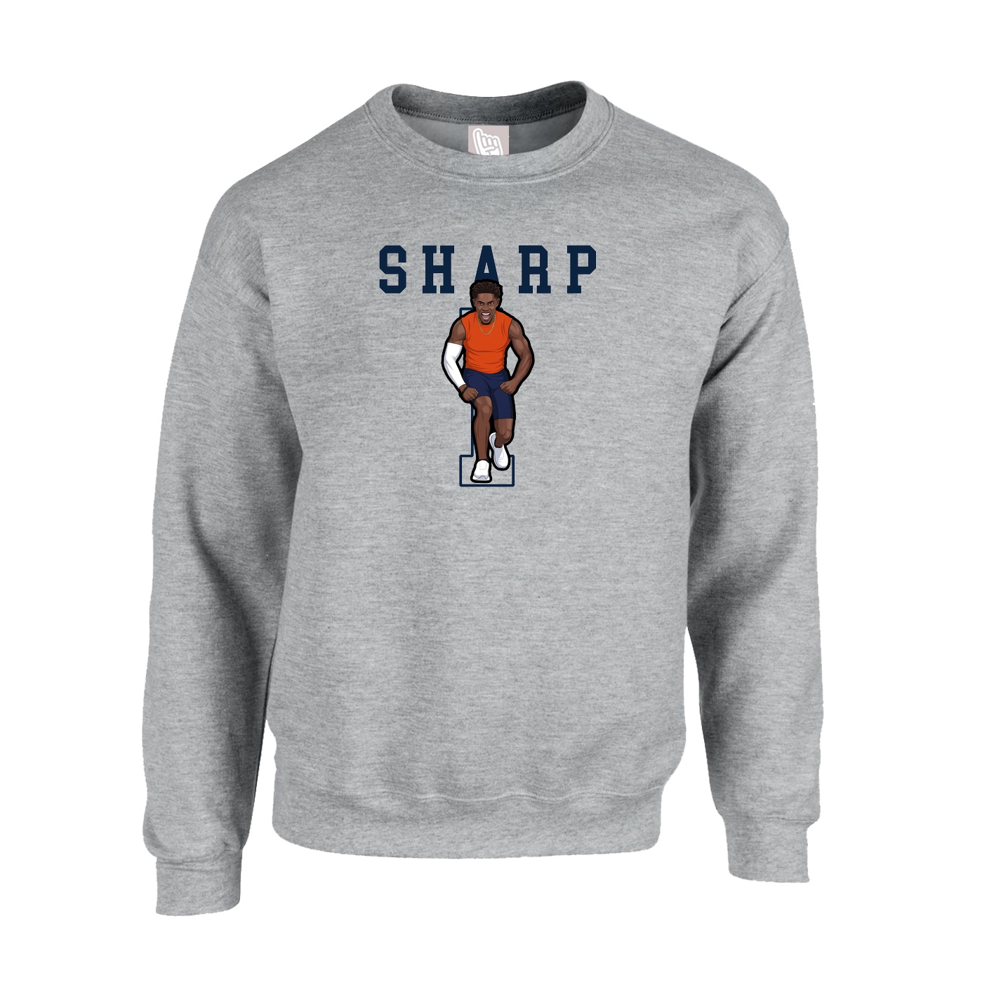 Fleece Crew — Shirsey in Grey