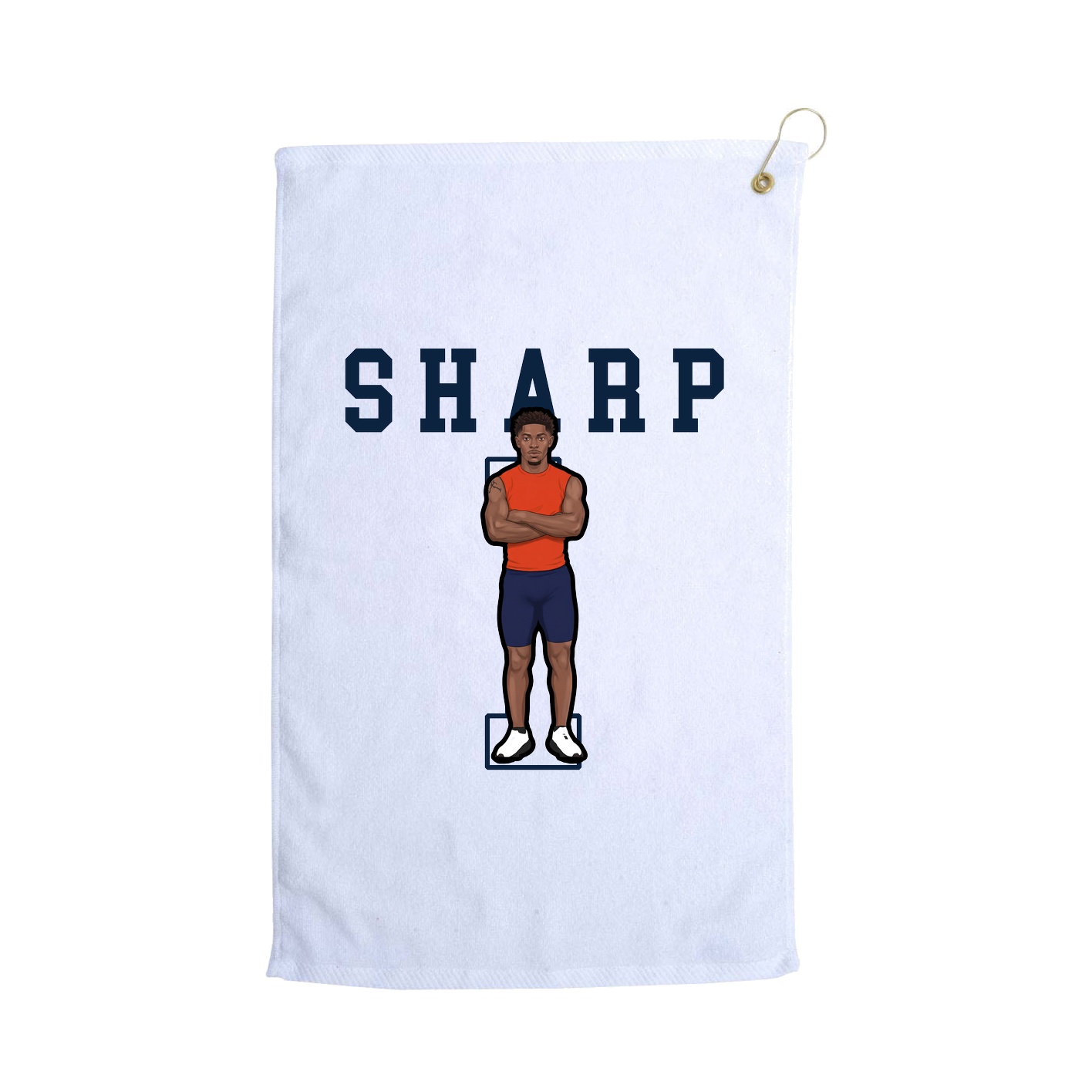 Golf Towel — Shirsey in White