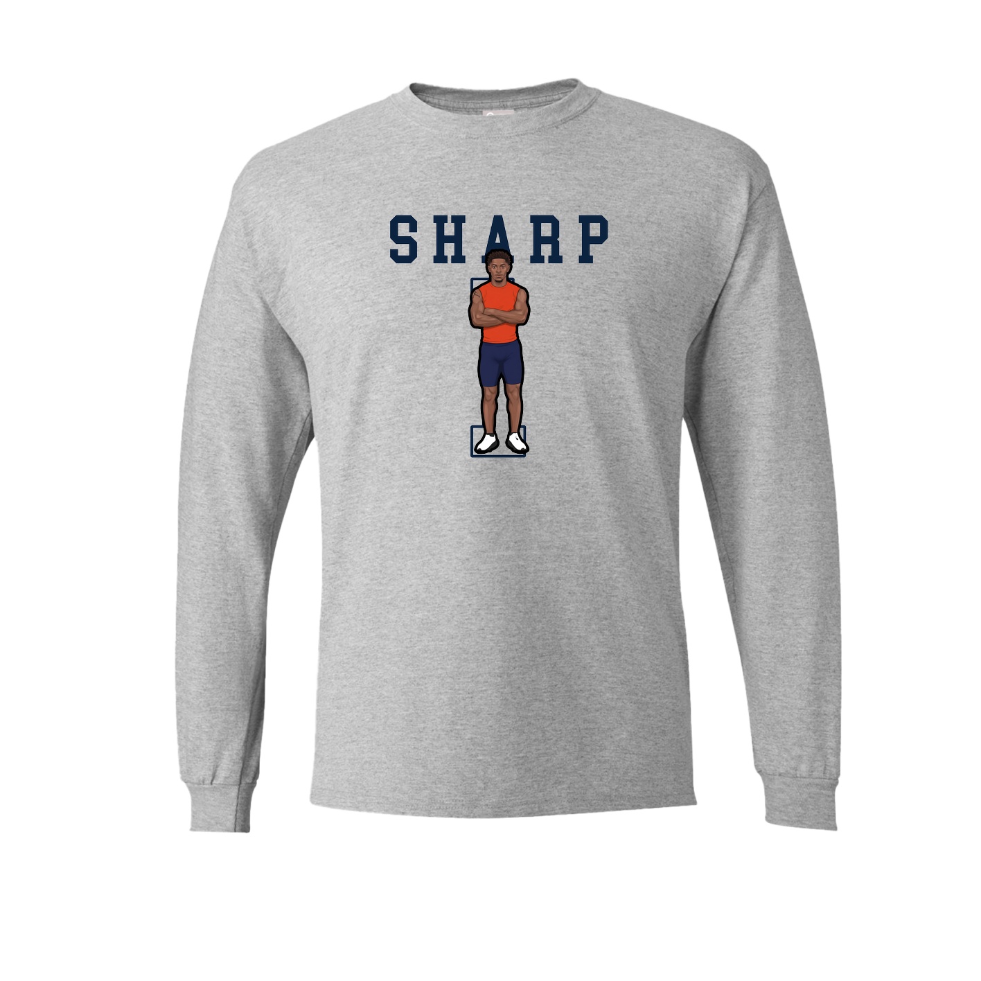 Long Sleeve Tee — Shirsey in Grey