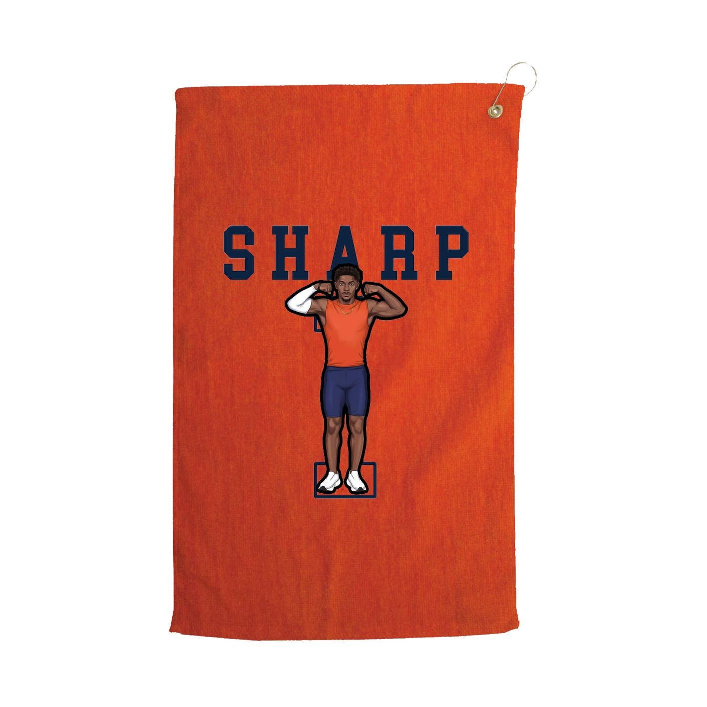 Golf Towel — Shirsey in Orange