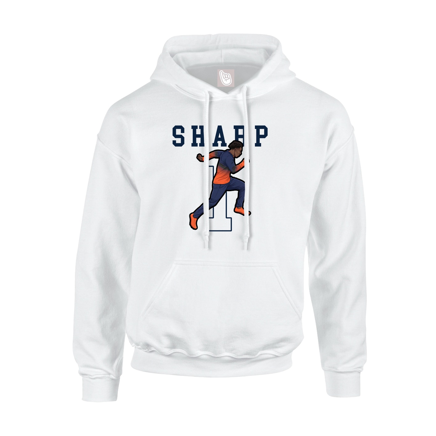 Hoodie — Shirsey in White