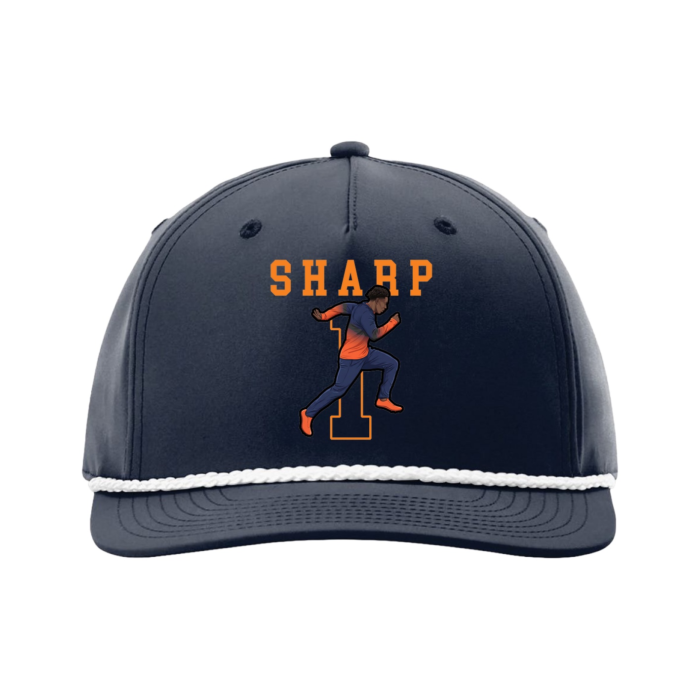 Five-Panel Classic Rope Cap — Shirsey in Navy