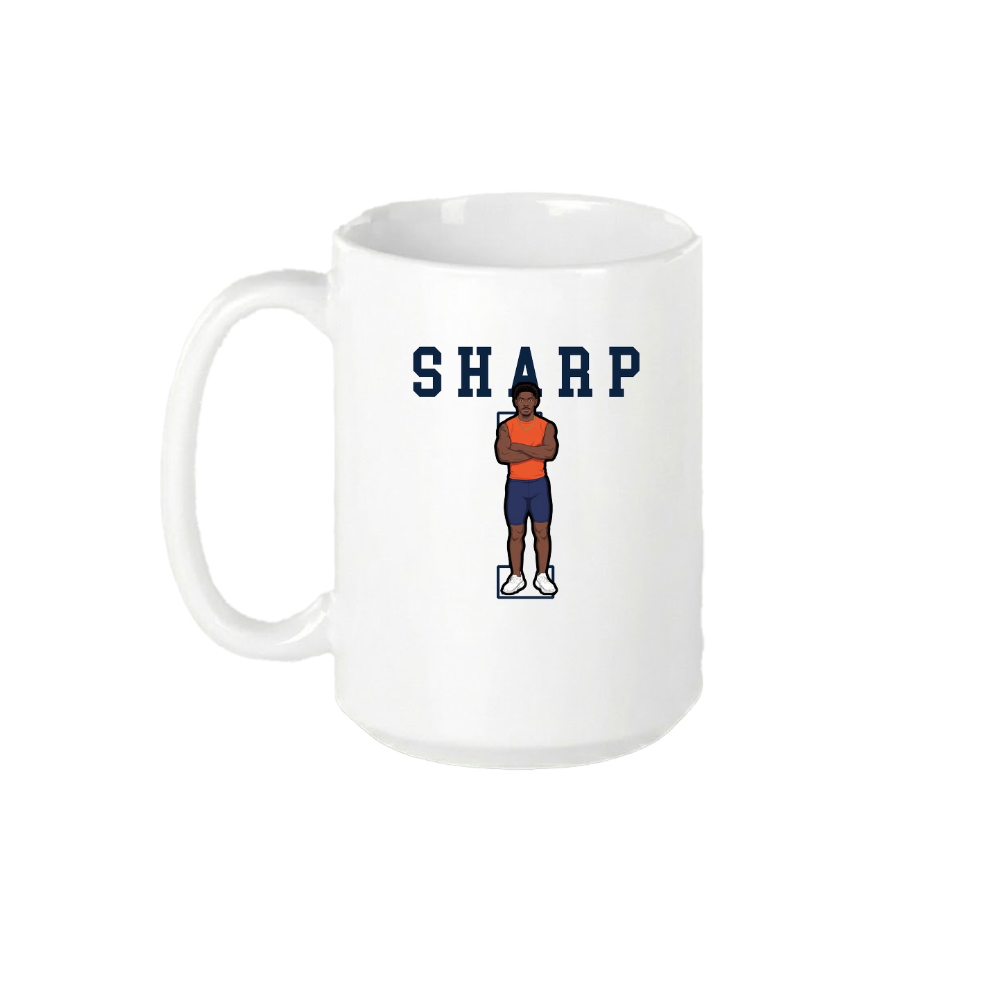 15oz Coffee Mug — Shirsey in White