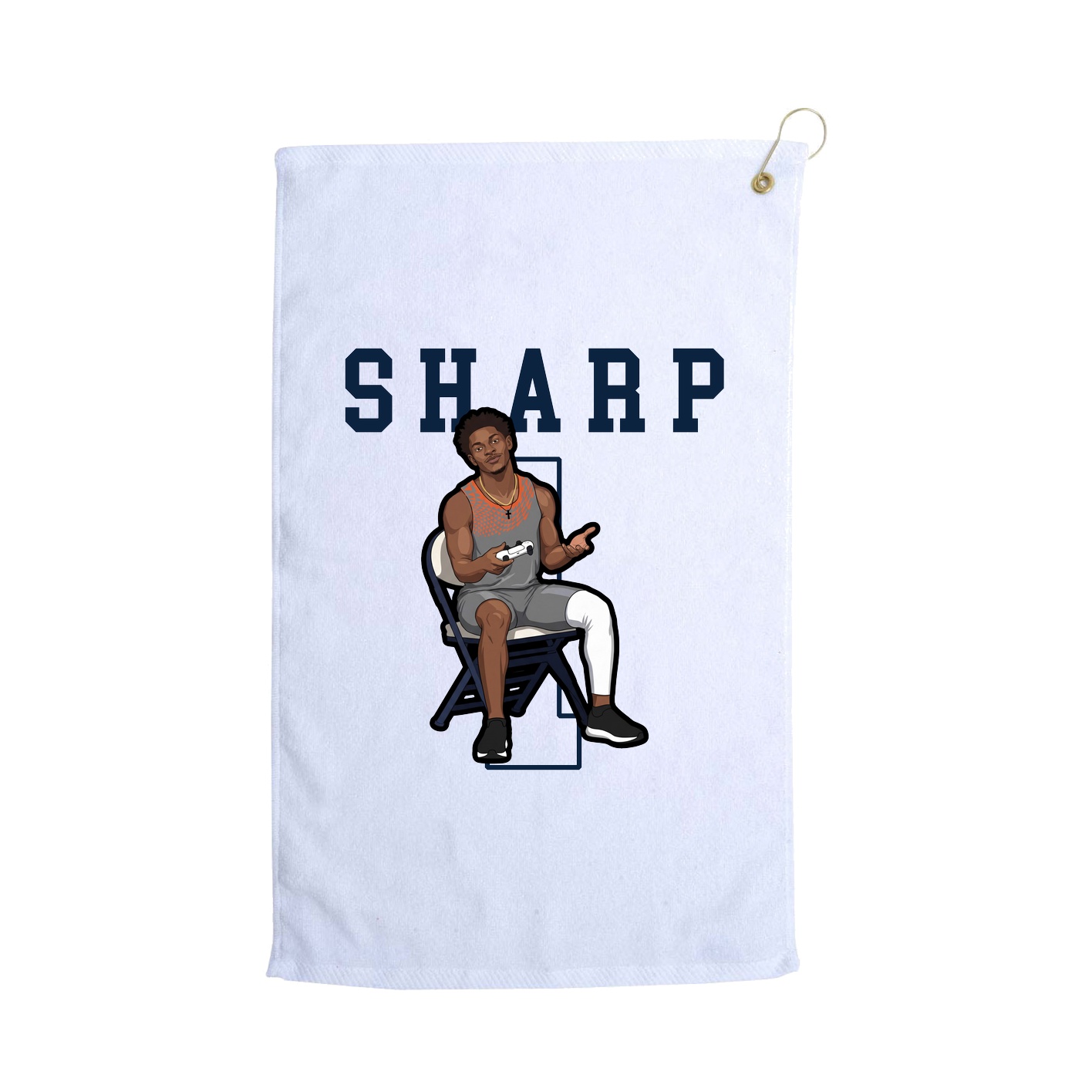 Golf Towel — Shirsey in White