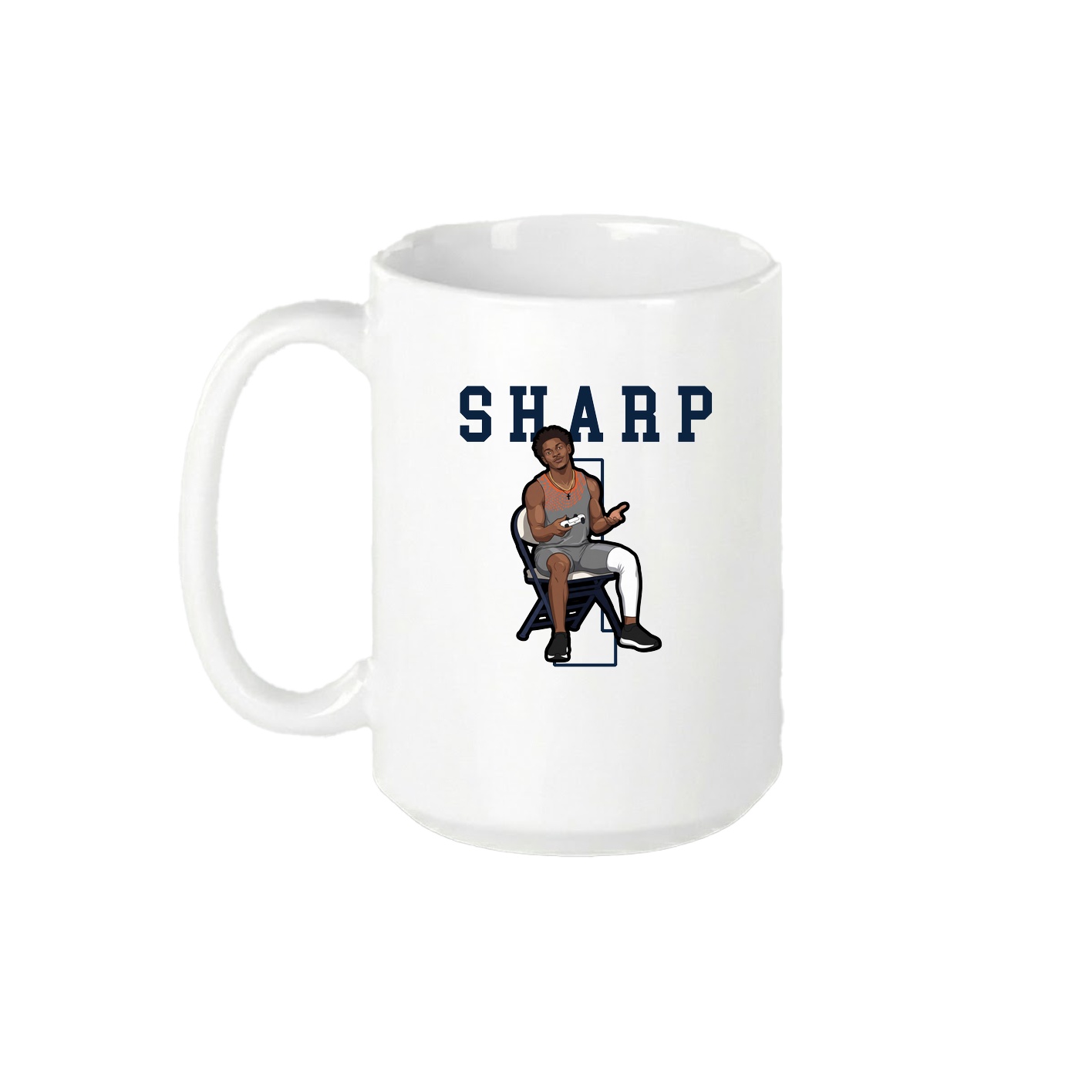 15oz Coffee Mug — Shirsey in White