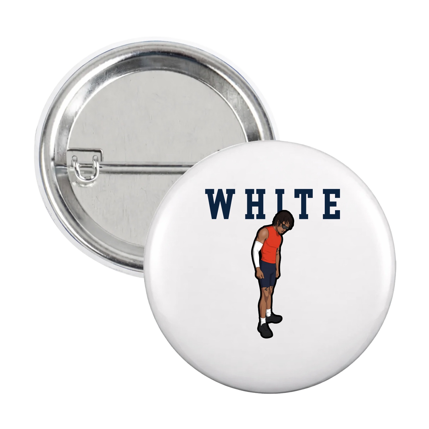 Game Day Button — Shirsey in White