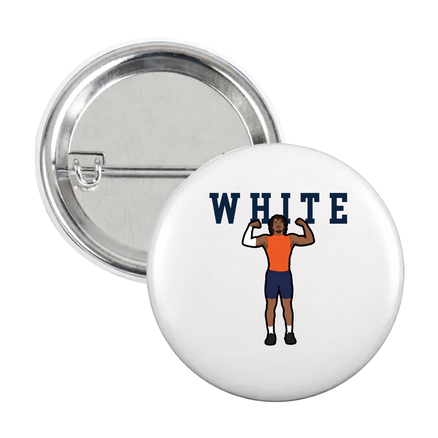 Game Day Button — Shirsey in White