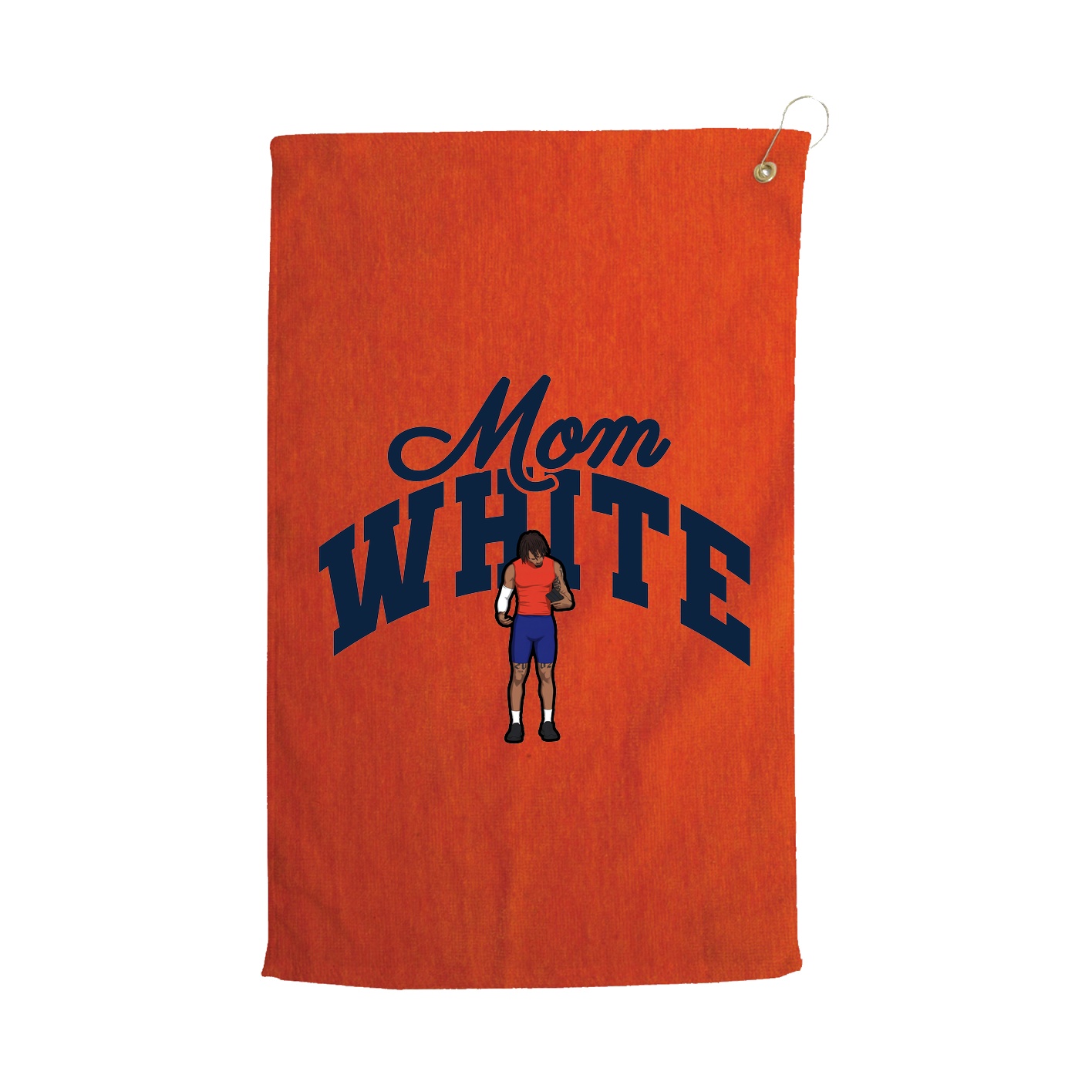 Golf Towel — Mothers Day Arch in Orange