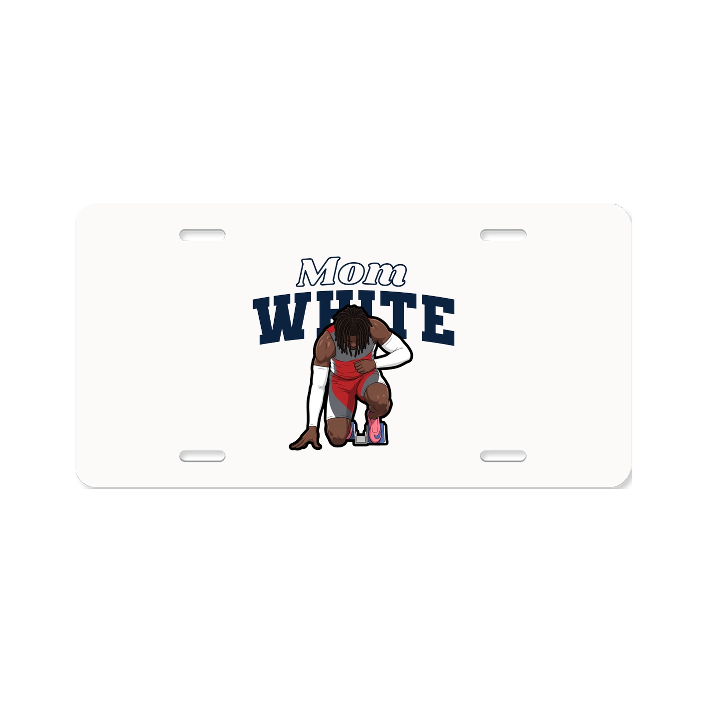 License Plate — Mothers Day Block in Classic