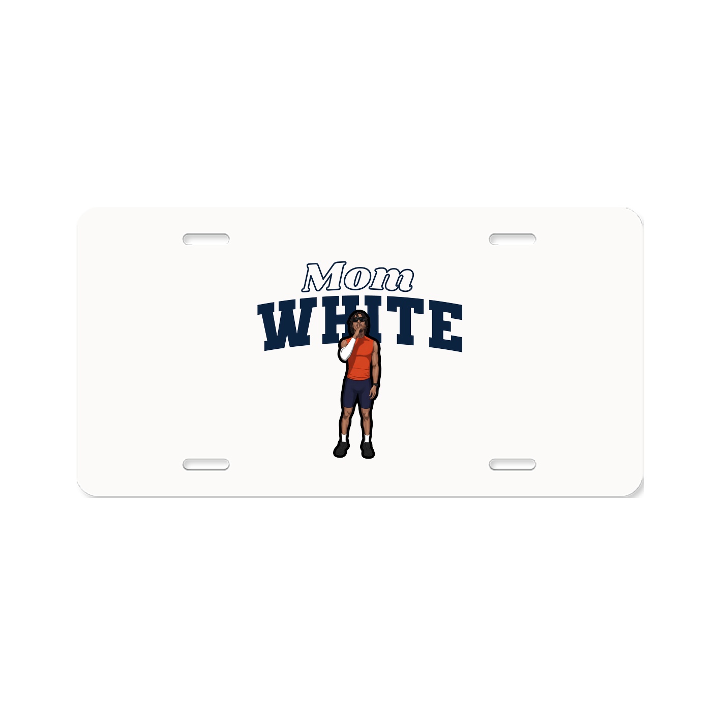 License Plate — Mothers Day Block in Classic