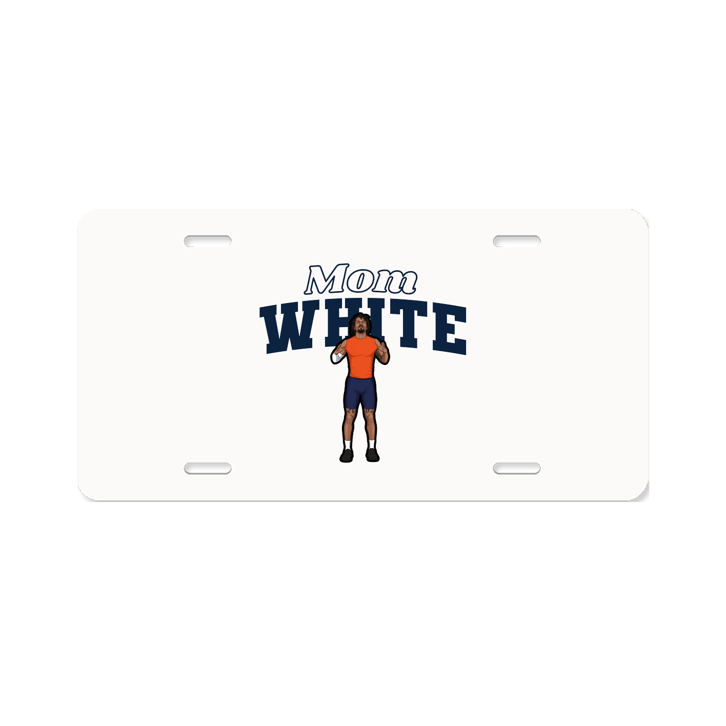 License Plate — Mothers Day Block in Classic