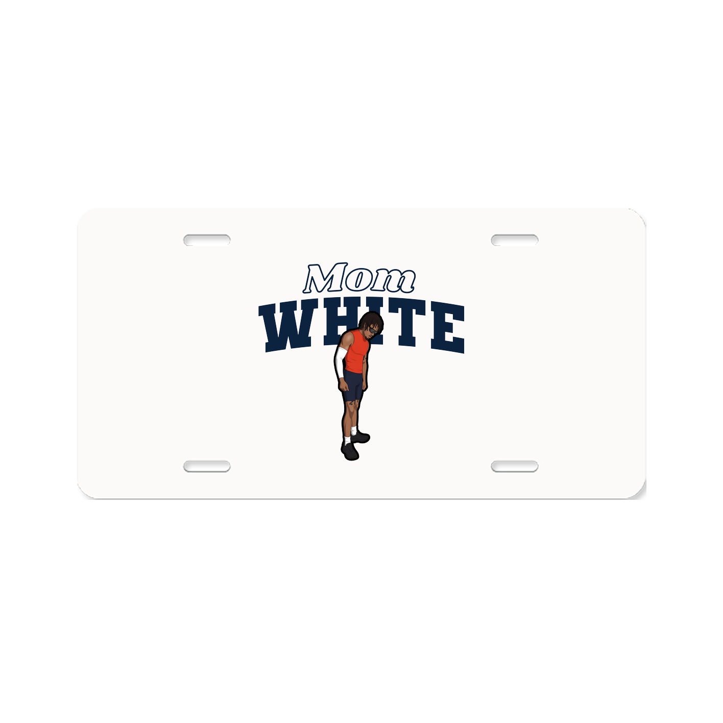License Plate — Mothers Day Block in Classic