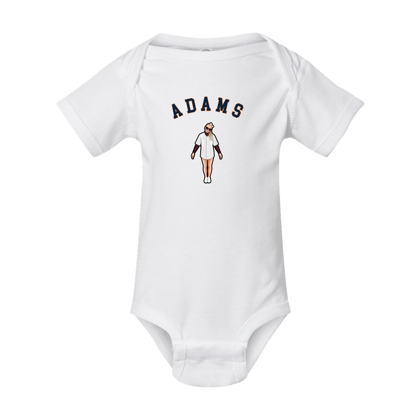 Baby Onesie — Shirsey Arch in White