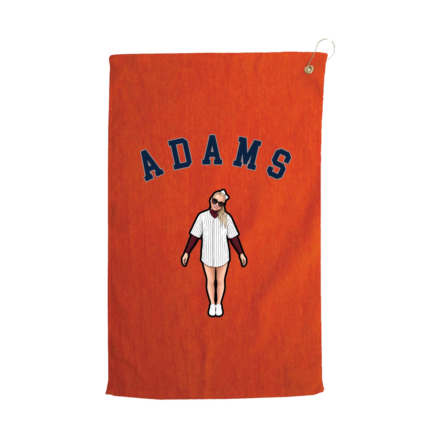 Golf Towel — Shirsey Arch in Orange